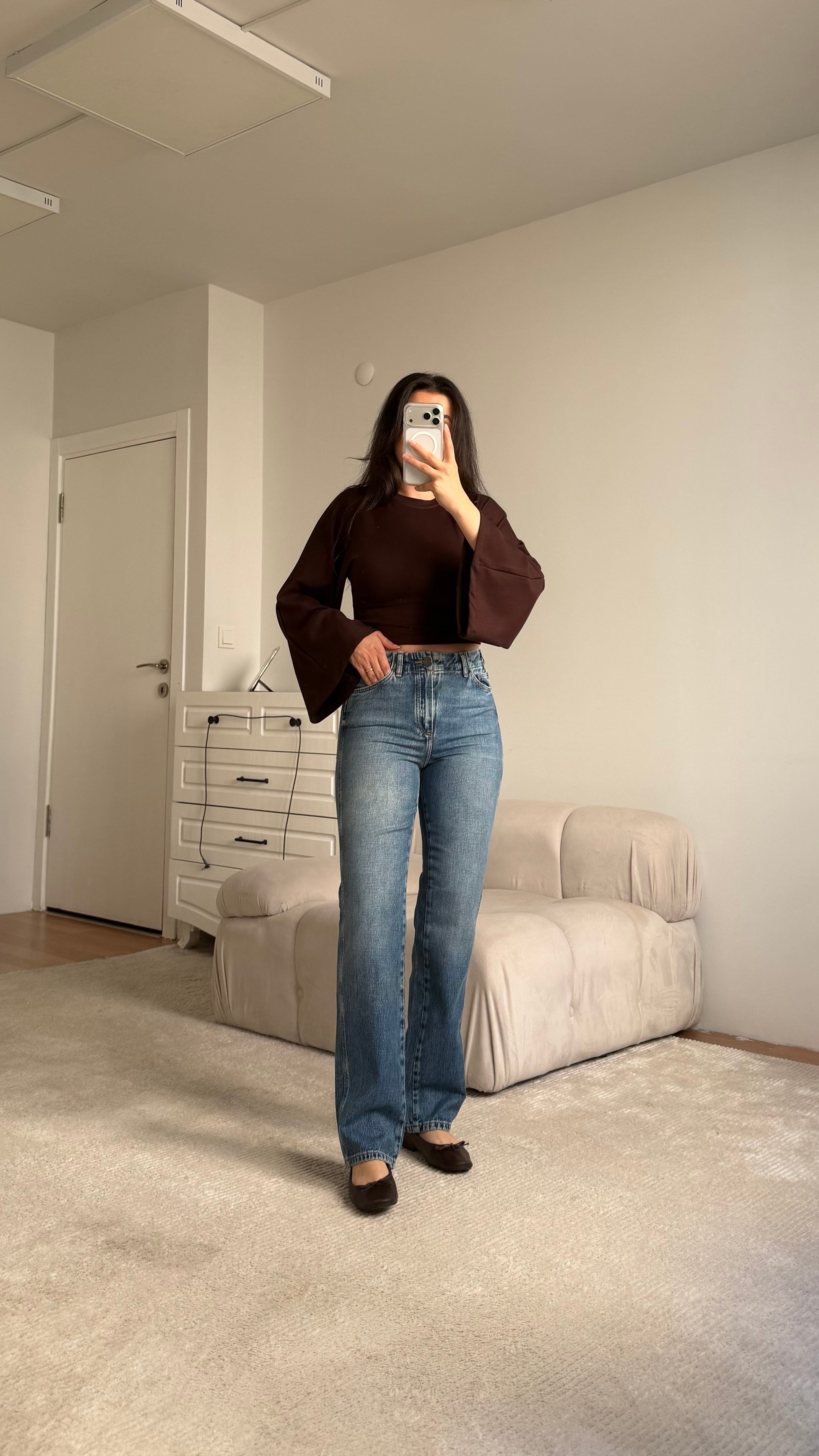 Mad Mavi Mom Fıt Jean
