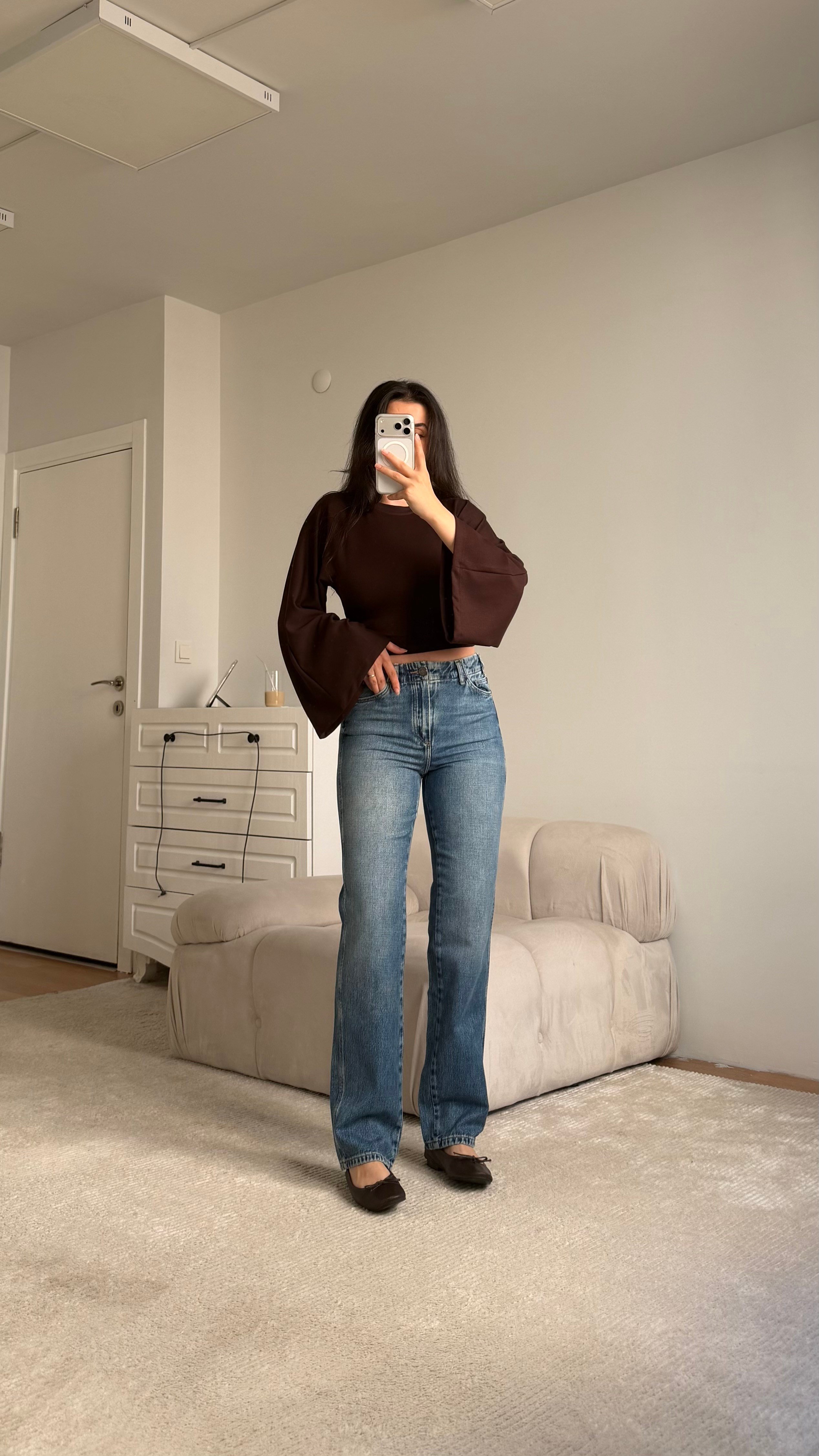 Mad Mavi Mom Fıt Jean