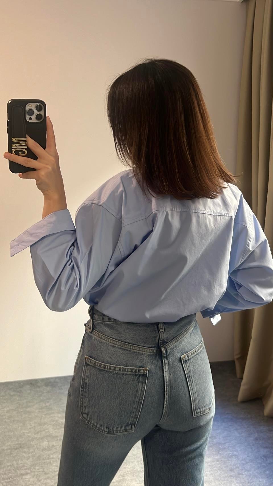 MAD MAVİPOPLIN GÖMLEK