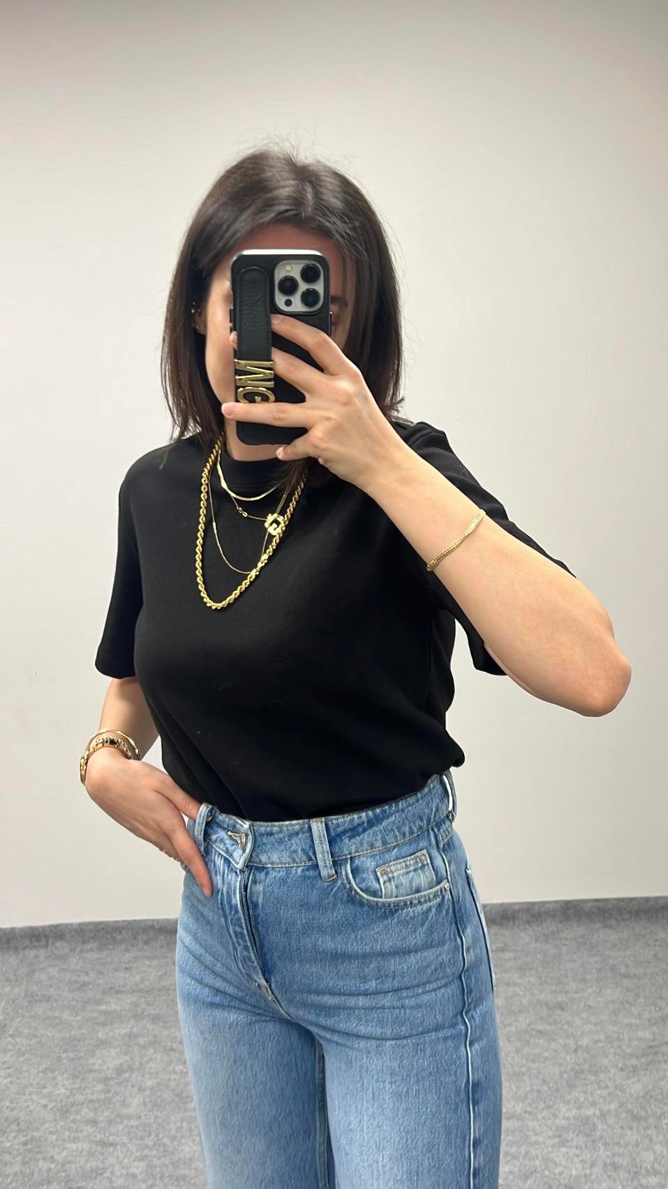 MAD SİYAH BASIC KISA KOLLU TİŞÖRT