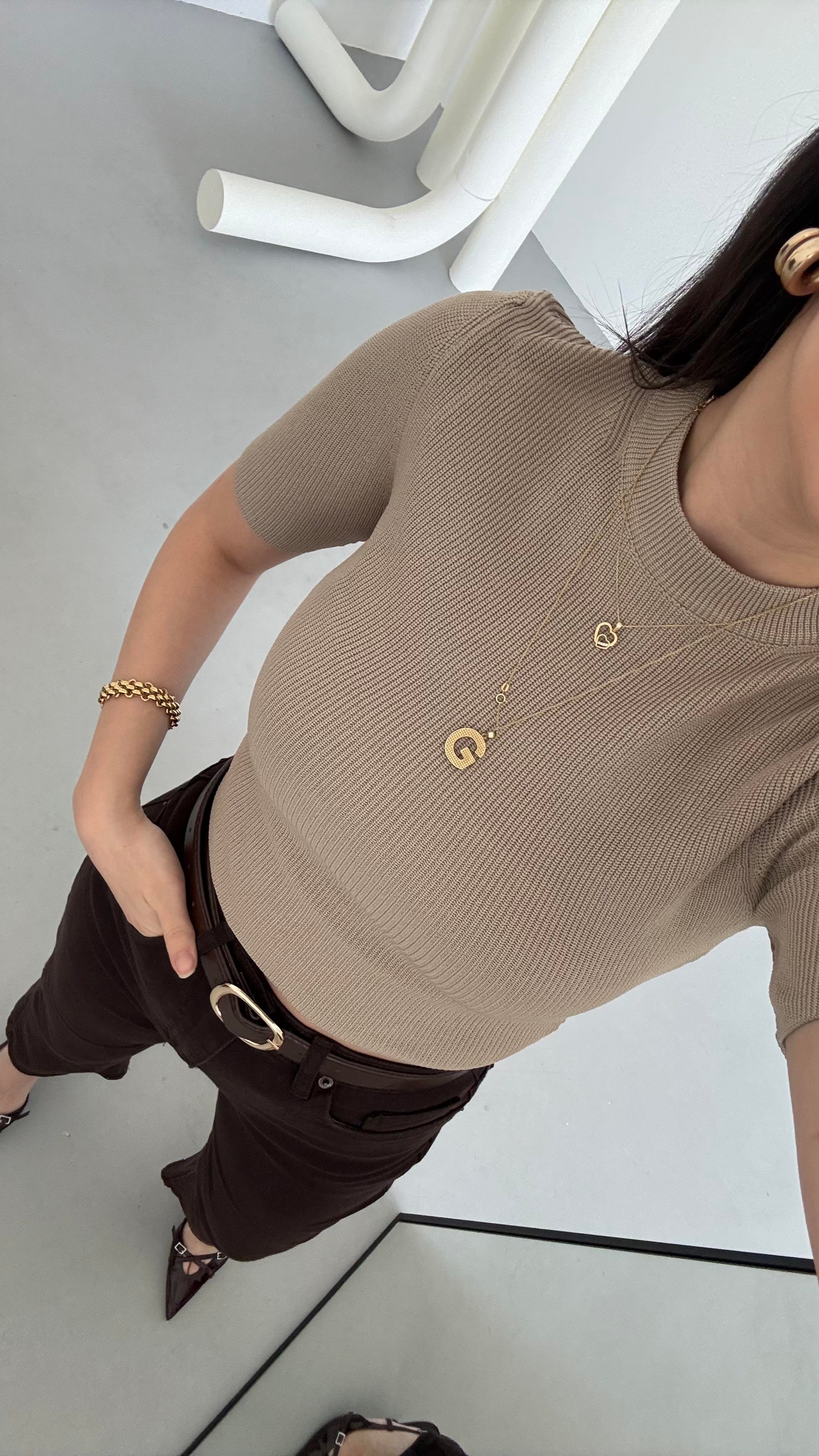 Mad Vizon Kısa Kol Örme Triko