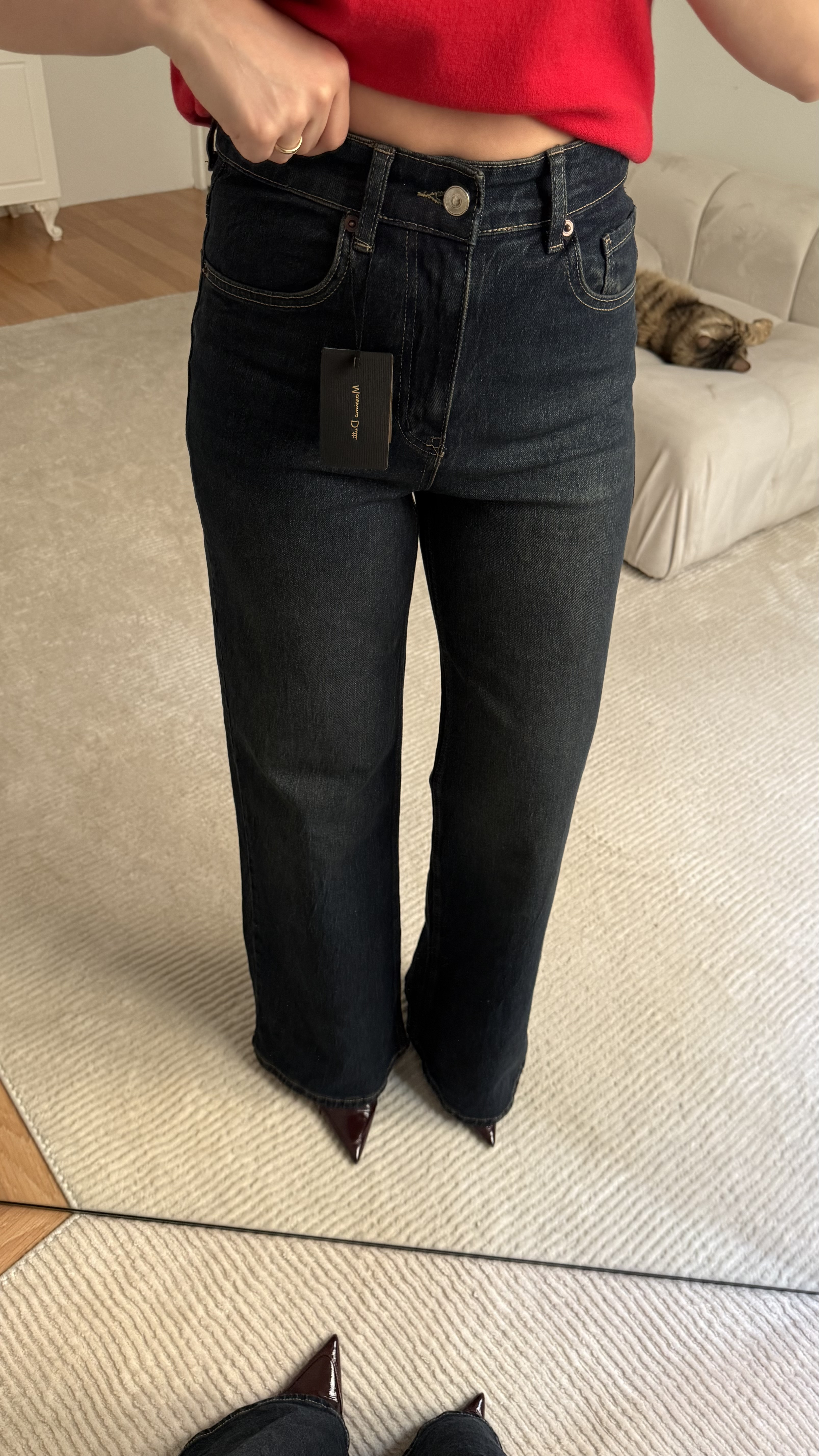 Mad Yıkamalı Laci Wide Leg Jean