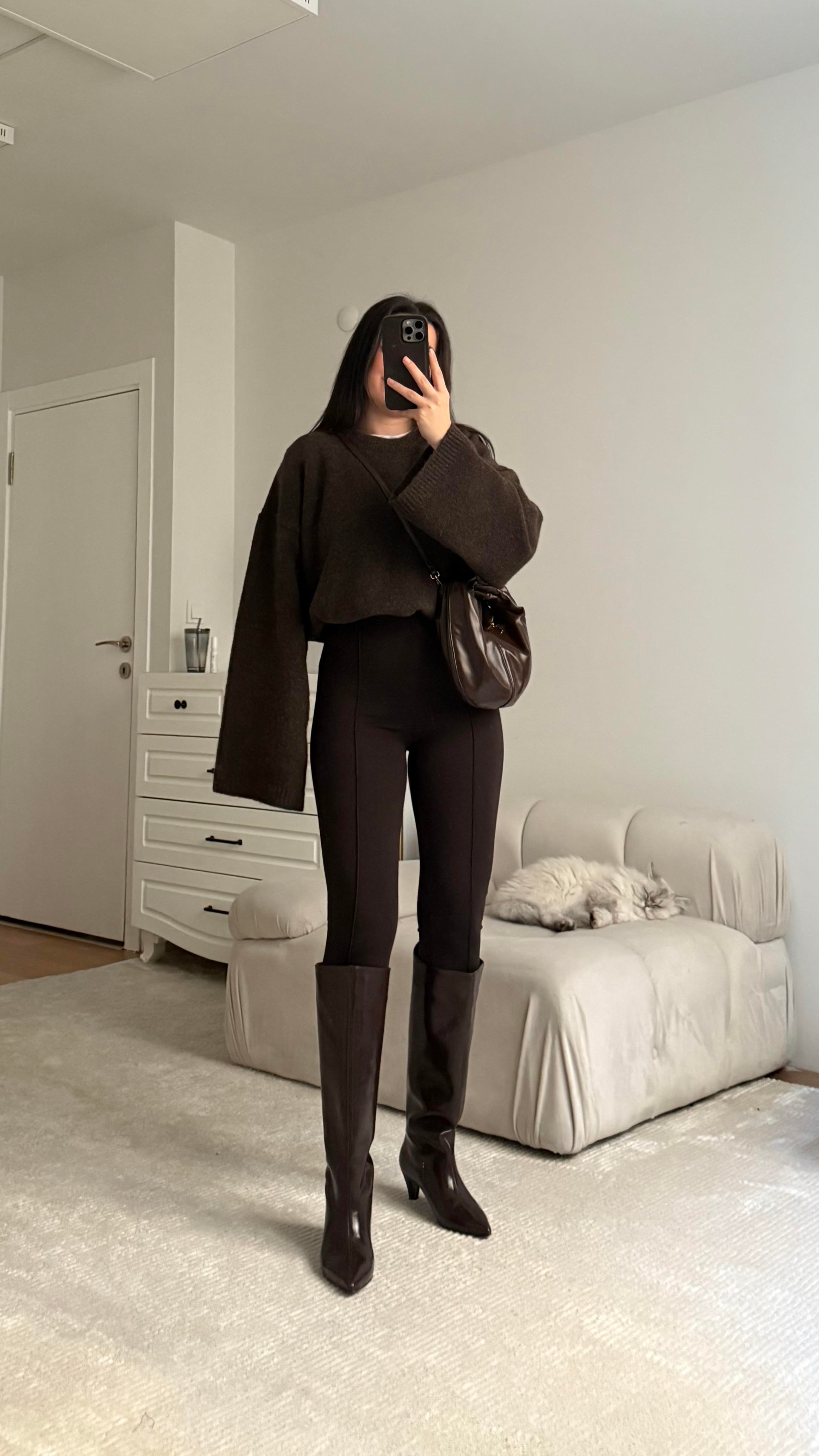 Marka Acı Kahve Fizo Çelik Örme Tayt