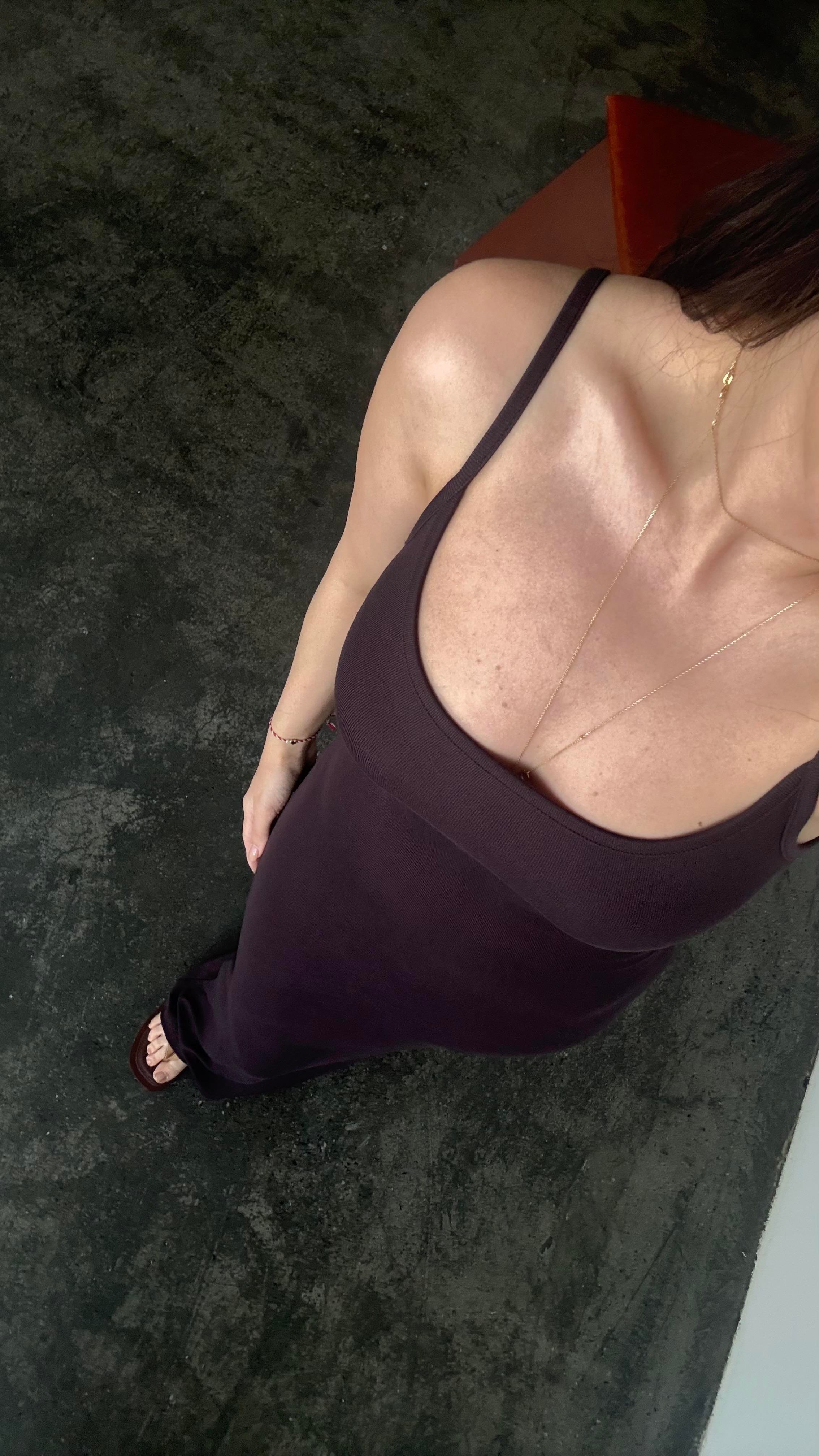 Marka Acı Kahve Soft Touch Maxi Elbise