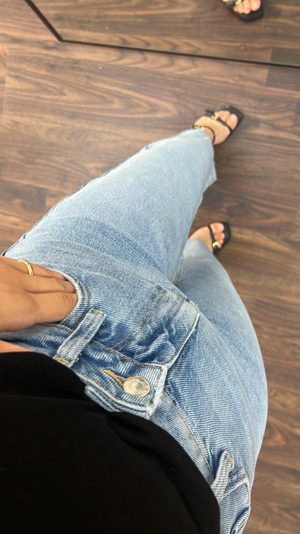 Marka Açık Mavi Staight Jean