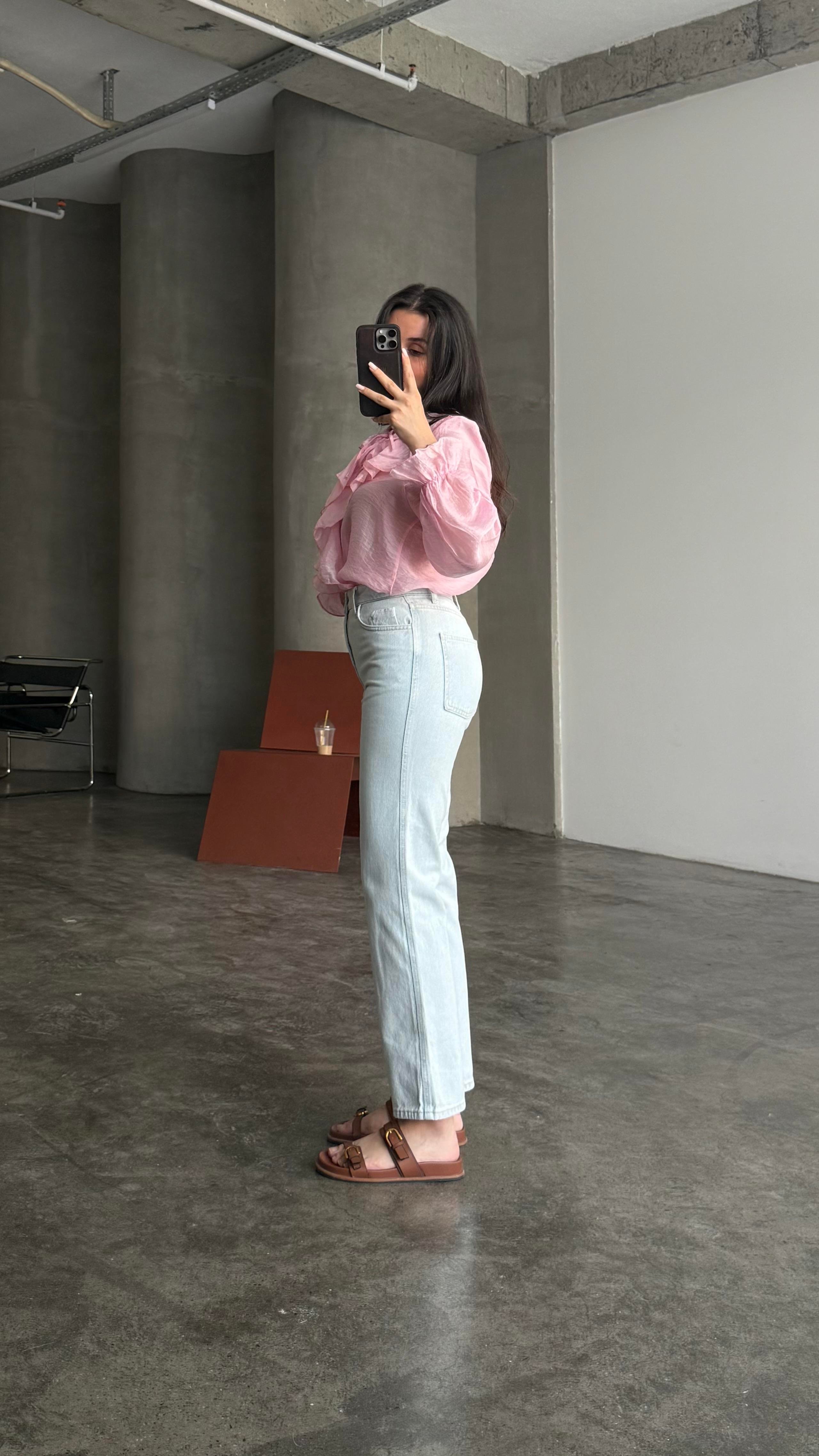 Marka Buz Mavi Straight Jean