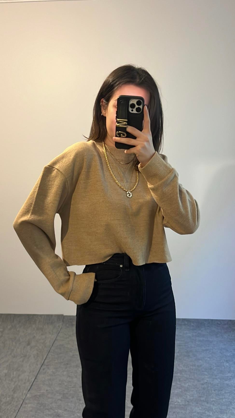 MARKA CAMEL CROP KAZAK