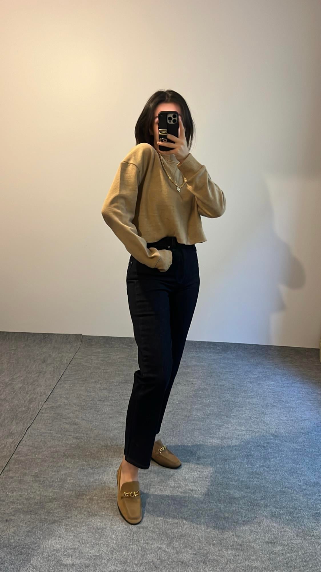 MARKA CAMEL CROP KAZAK