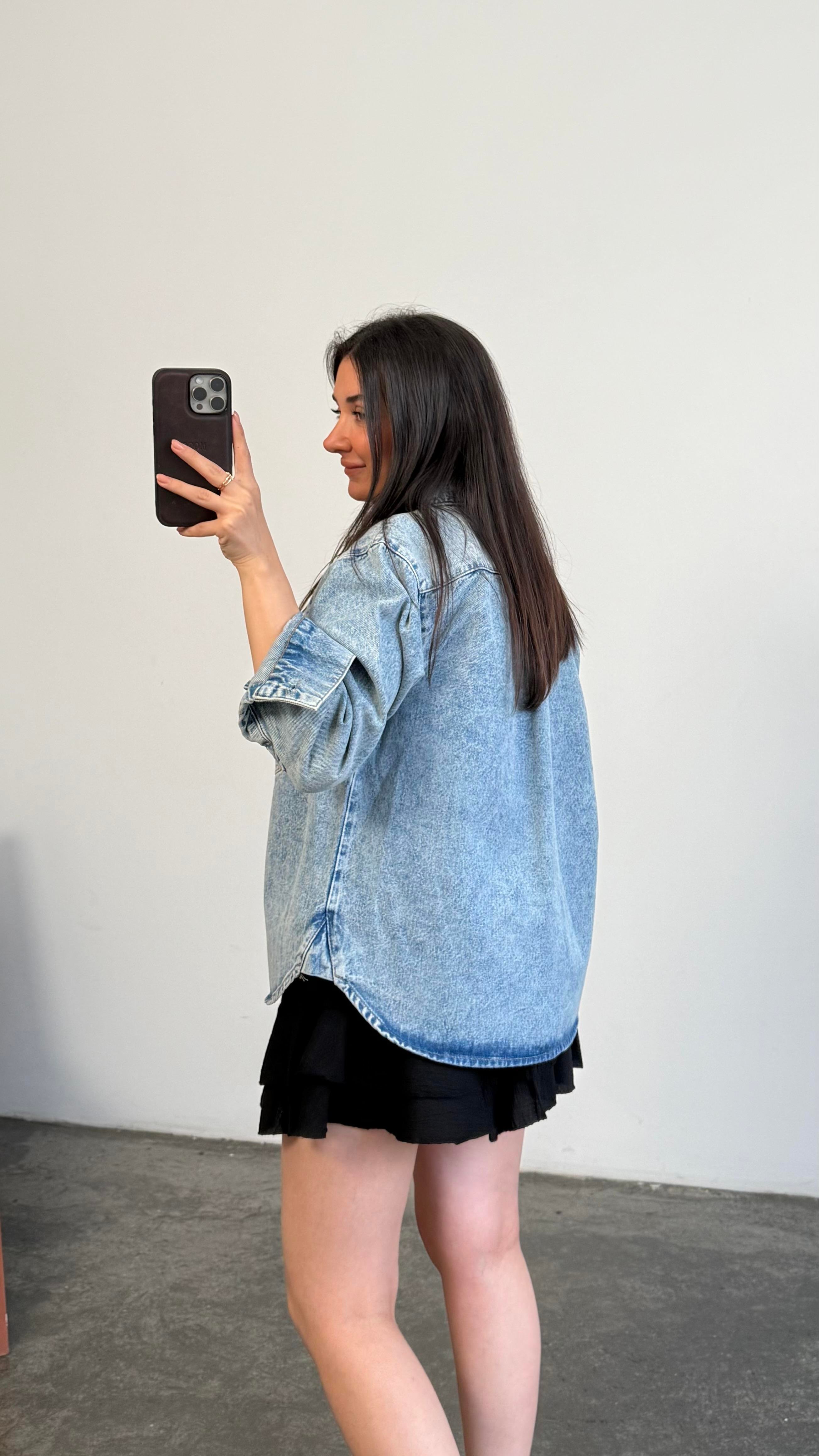 Marka Denim Gömlek Ceket