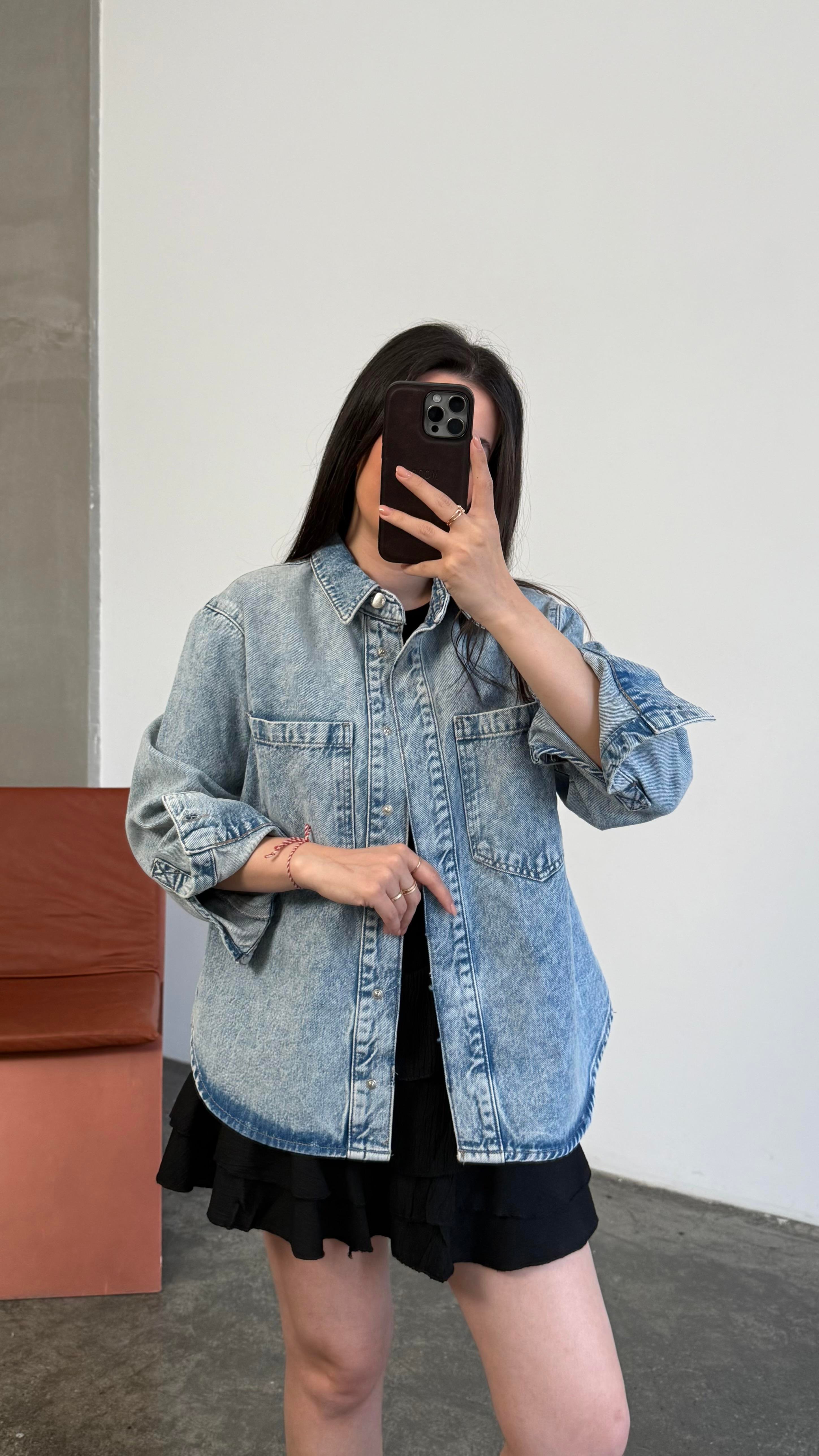 Marka Denim Gömlek Ceket