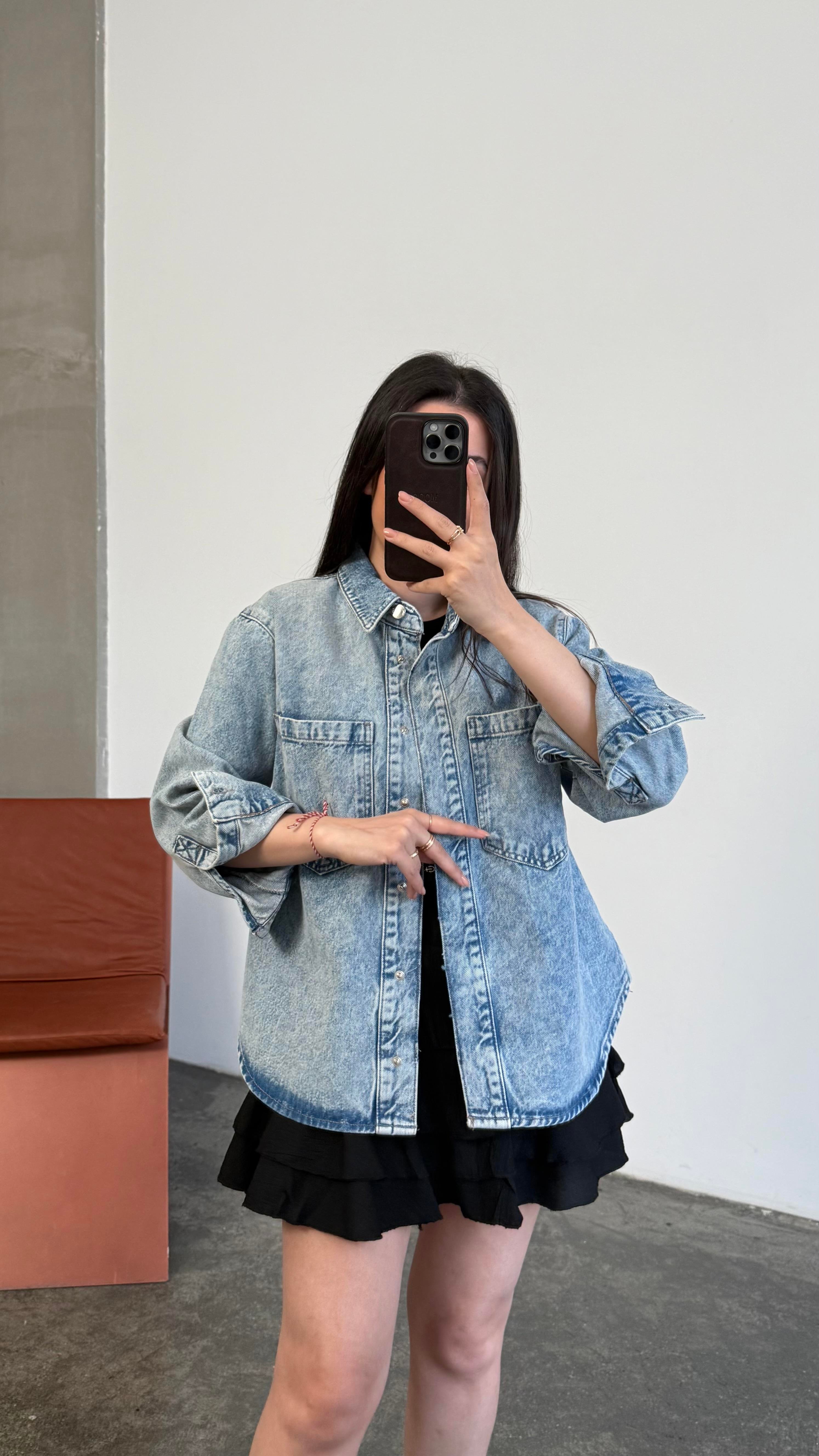 Marka Denim Gömlek Ceket