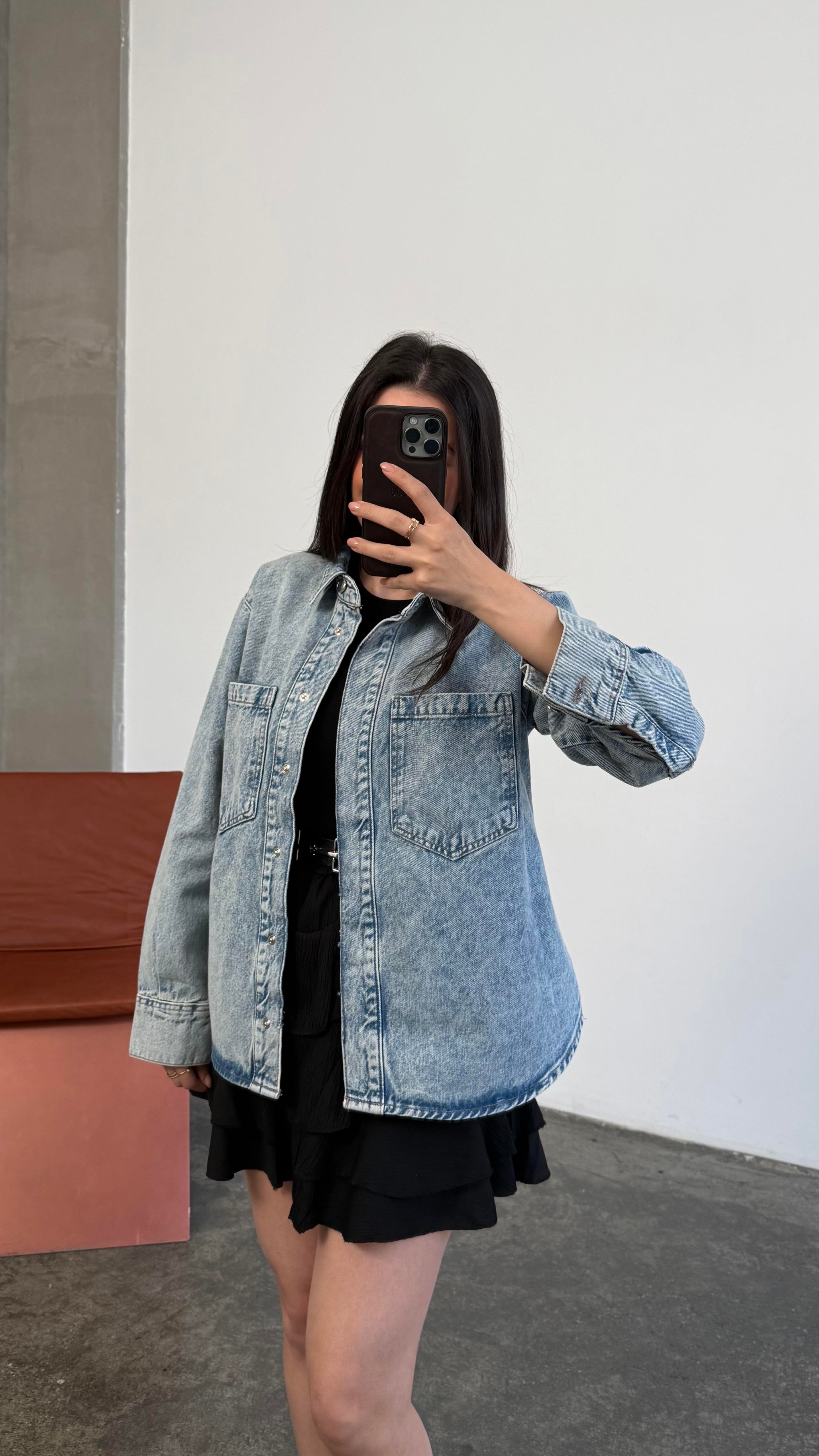 Marka Denim Gömlek Ceket