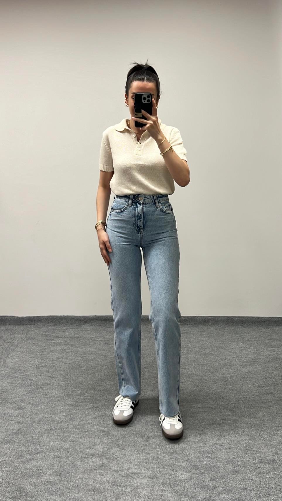 Marka Denim Straight Fıt Jean