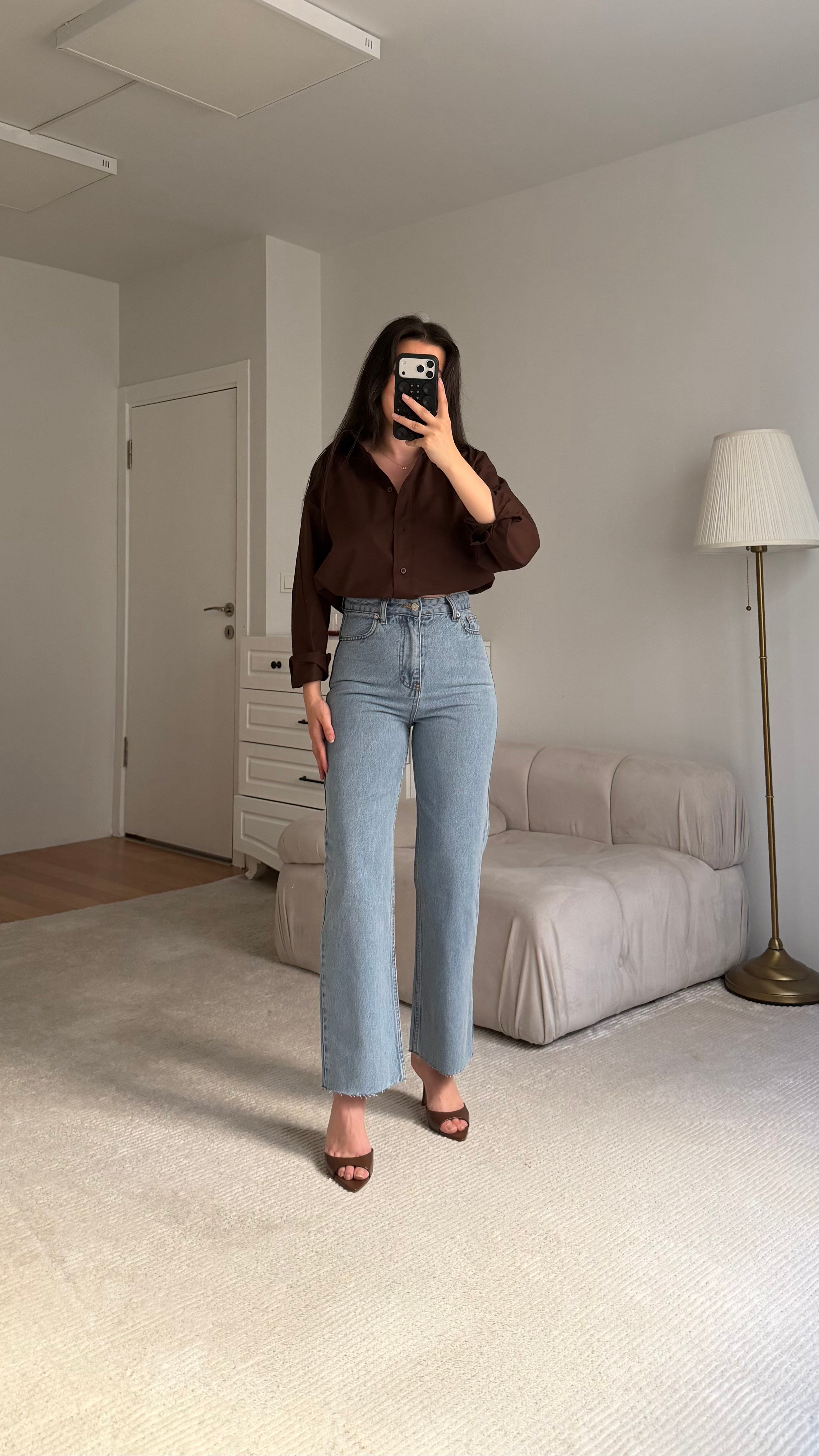 Marka Donuk Mavi Straight Fıt Jean