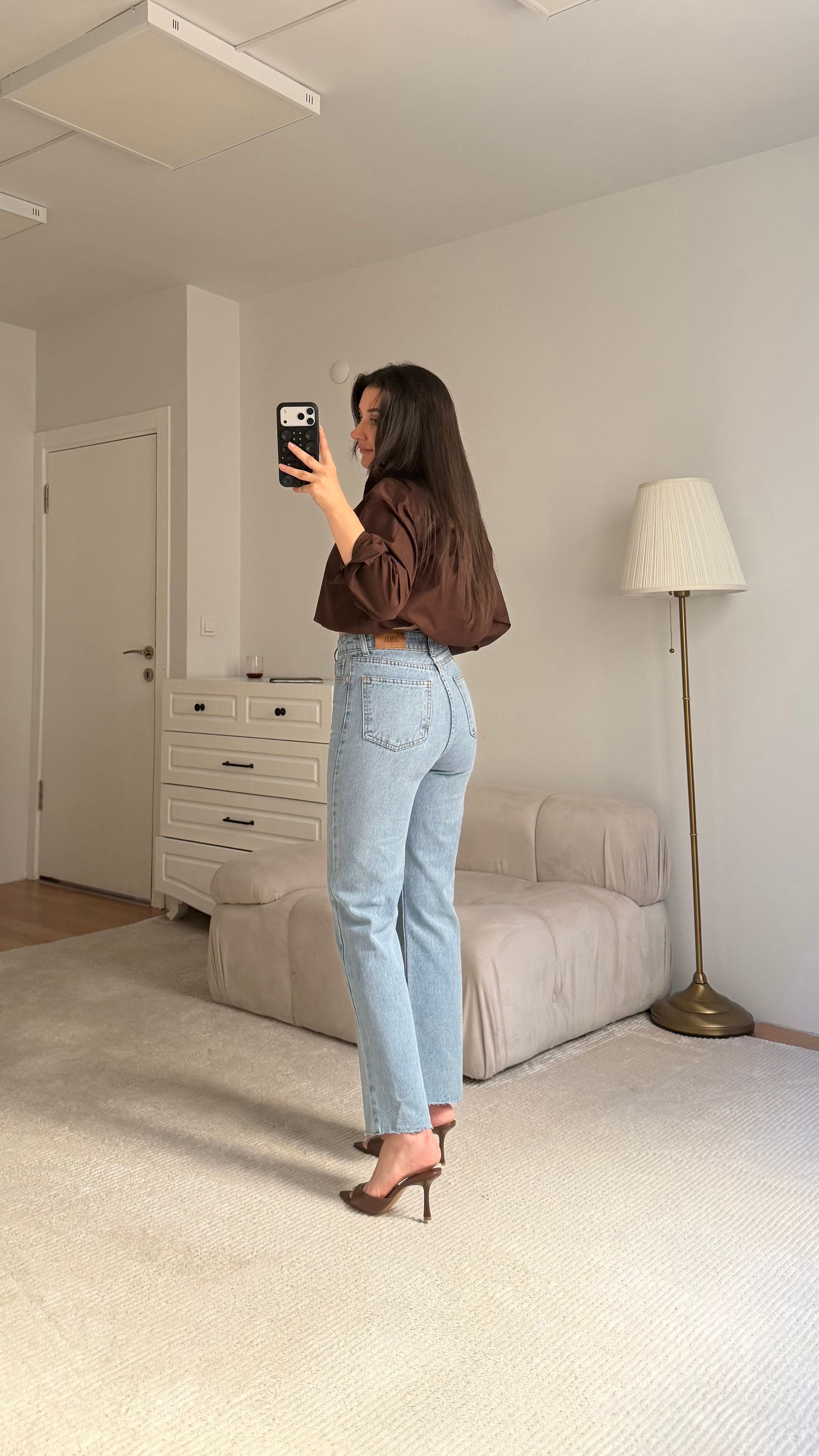 Marka Donuk Mavi Straight Fıt Jean