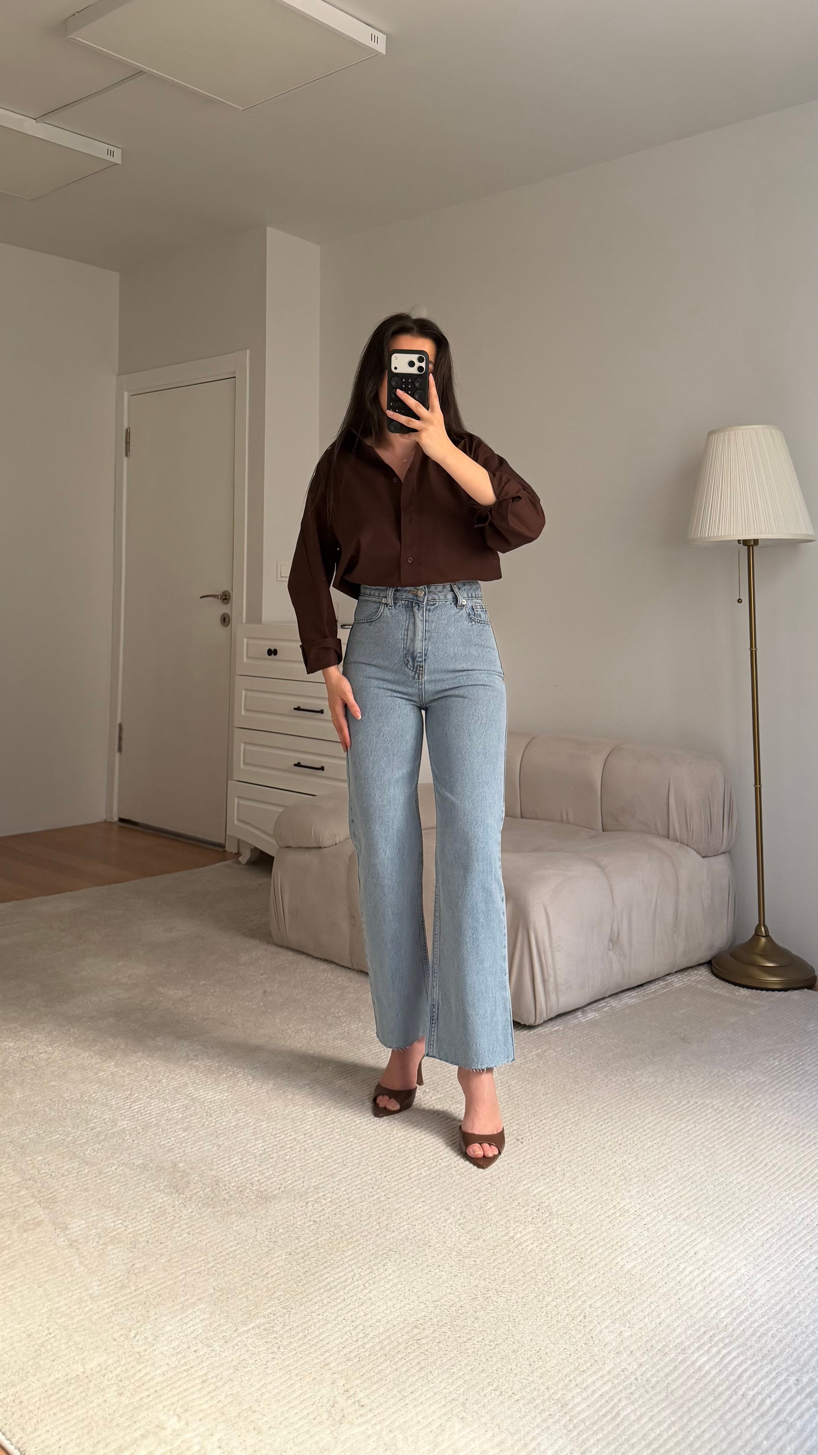 Marka Donuk Mavi Straight Fıt Jean