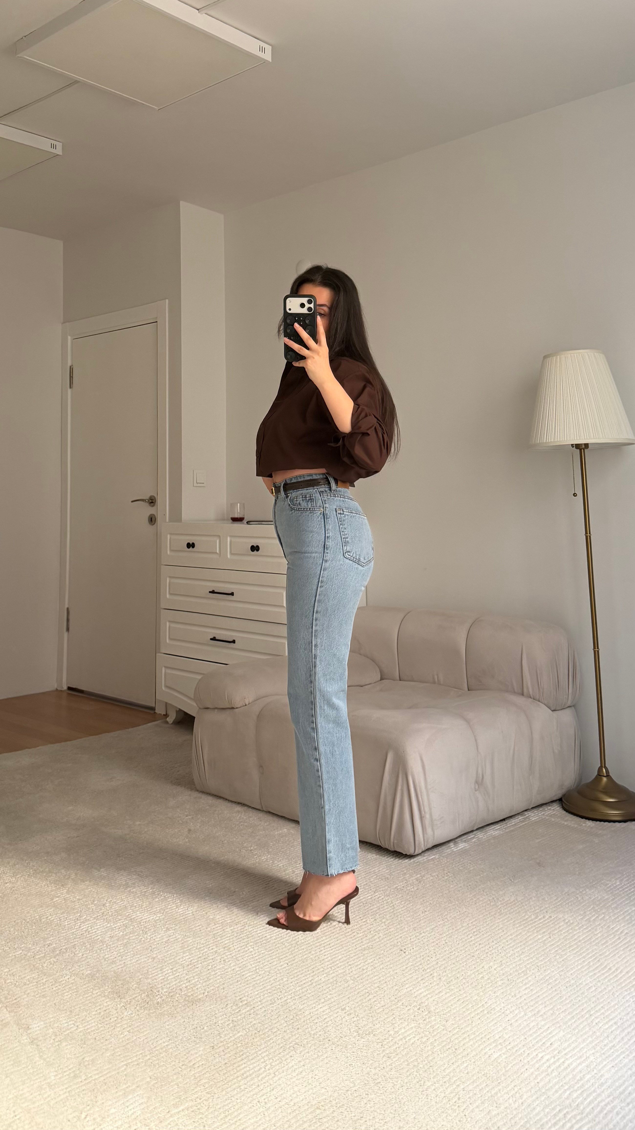 Marka Donuk Mavi Straight Fıt Jean