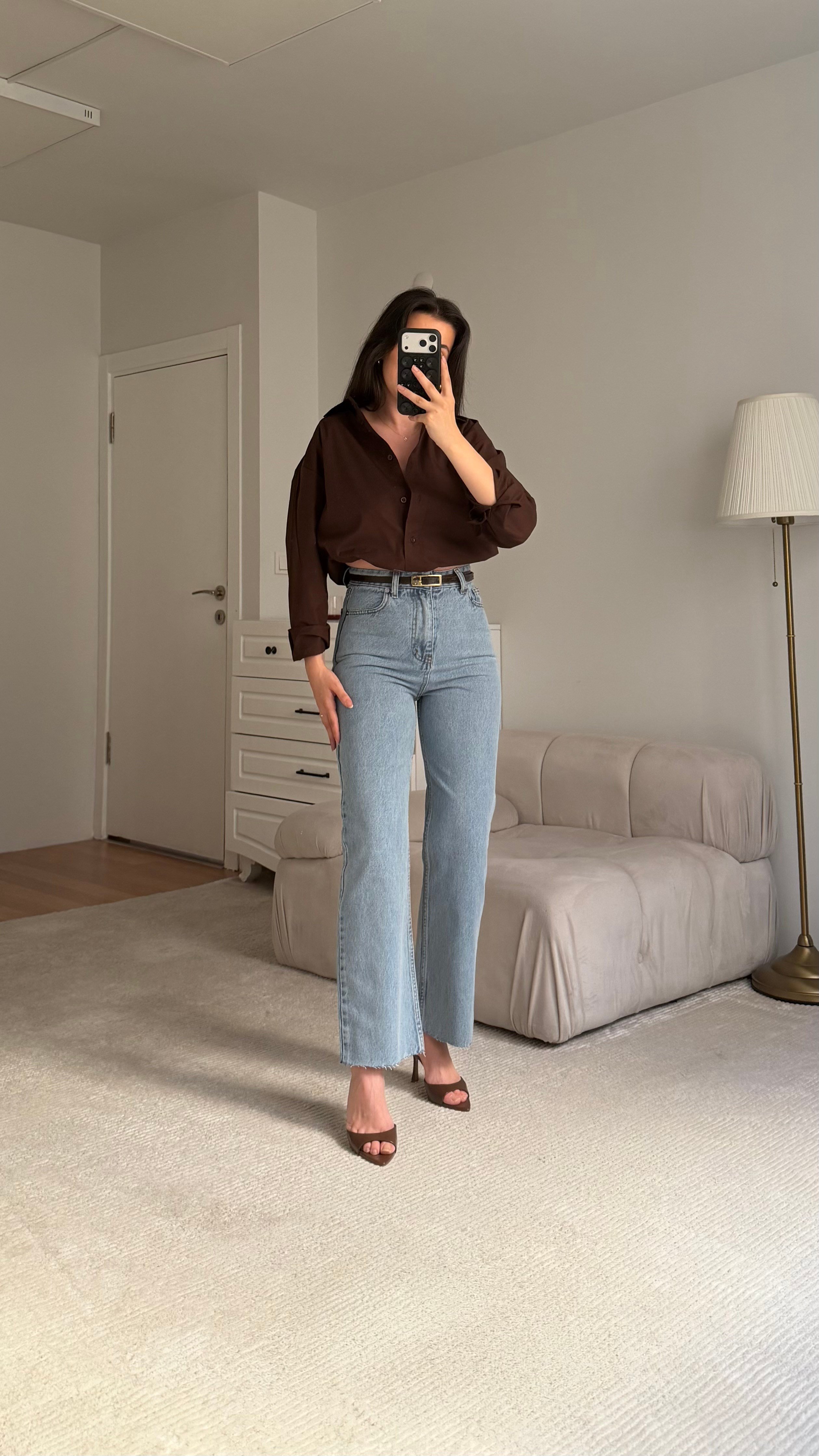 Marka Donuk Mavi Straight Fıt Jean