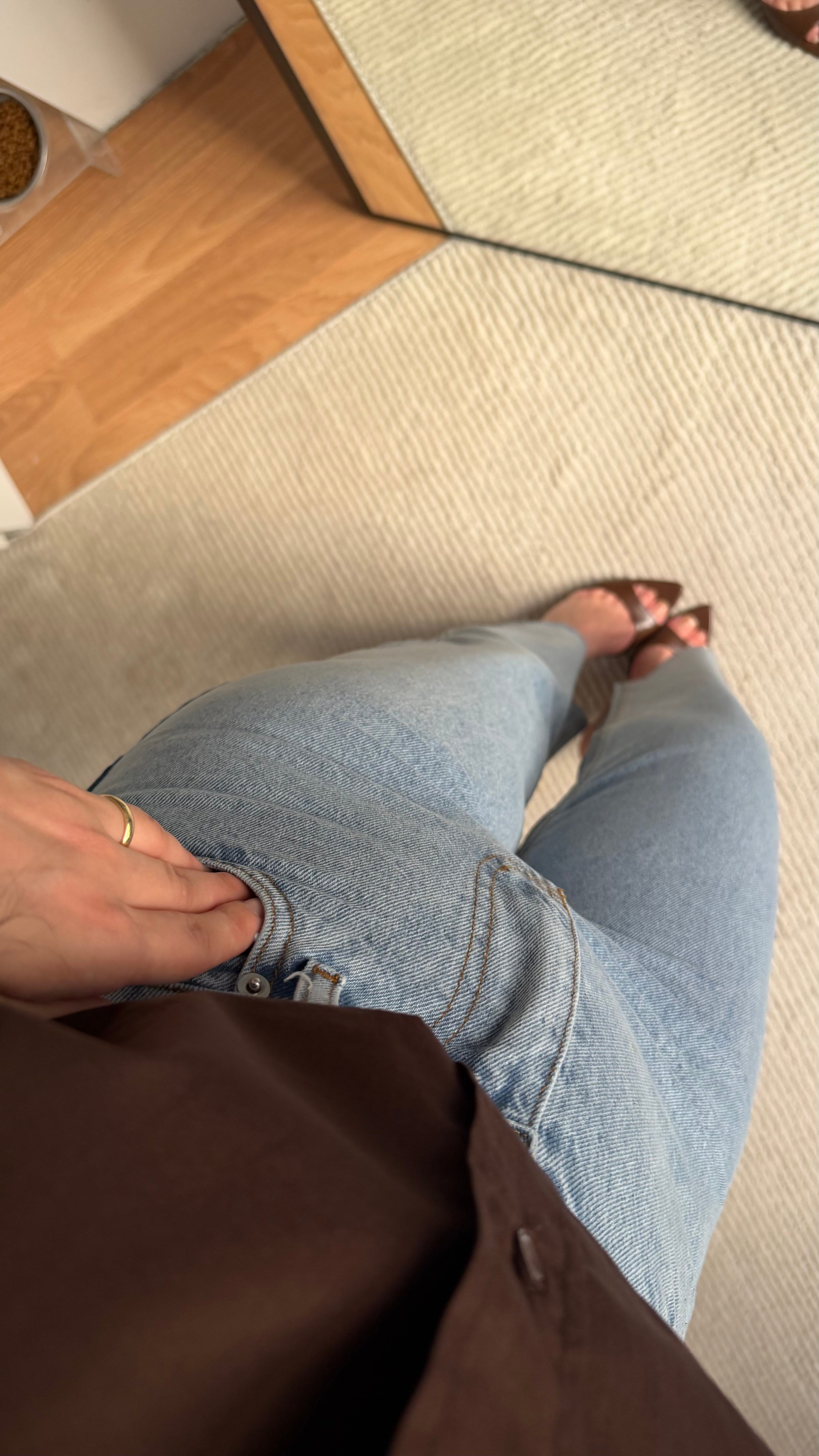 Marka Donuk Mavi Straight Fıt Jean