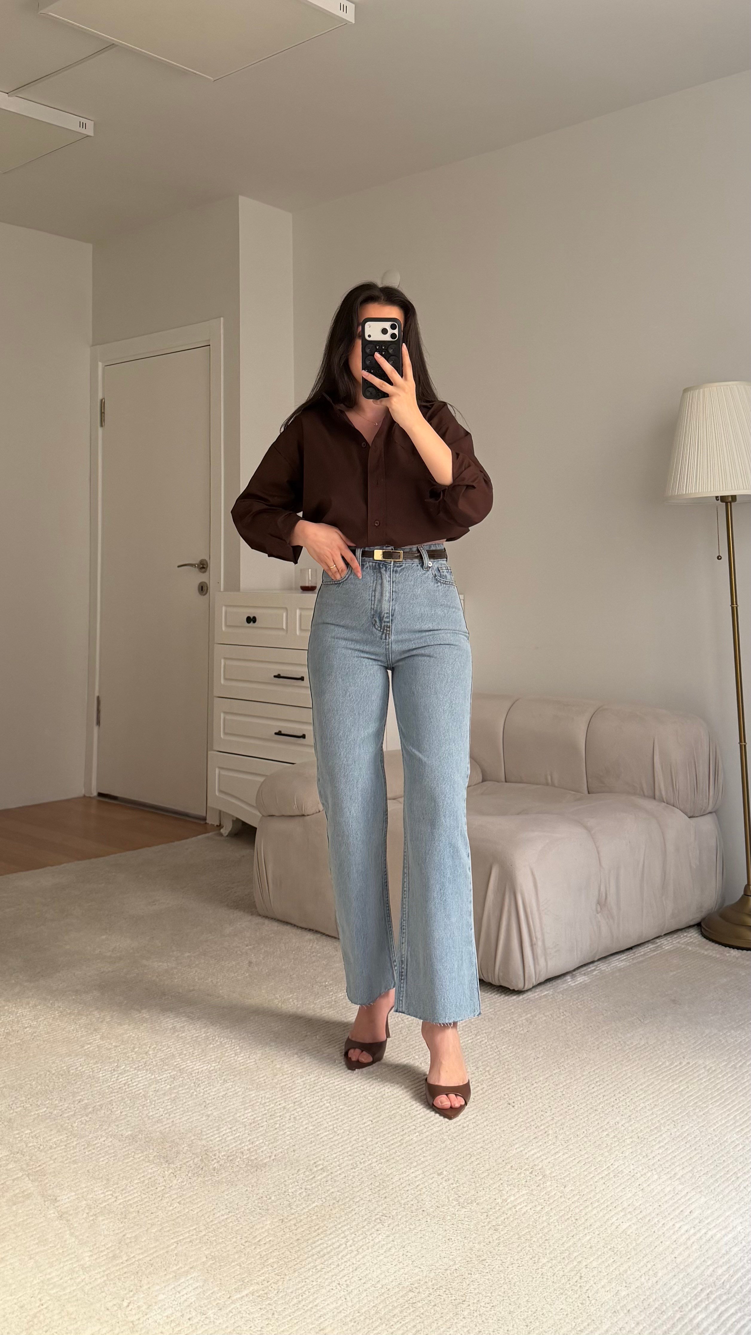 Marka Donuk Mavi Straight Fıt Jean