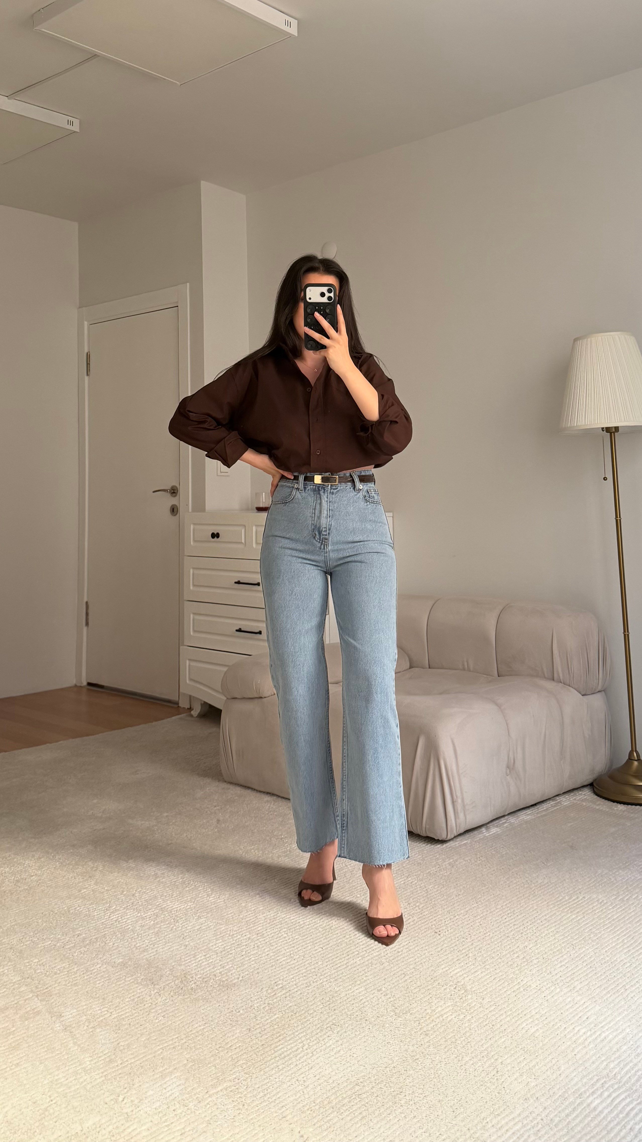 Marka Donuk Mavi Straight Fıt Jean
