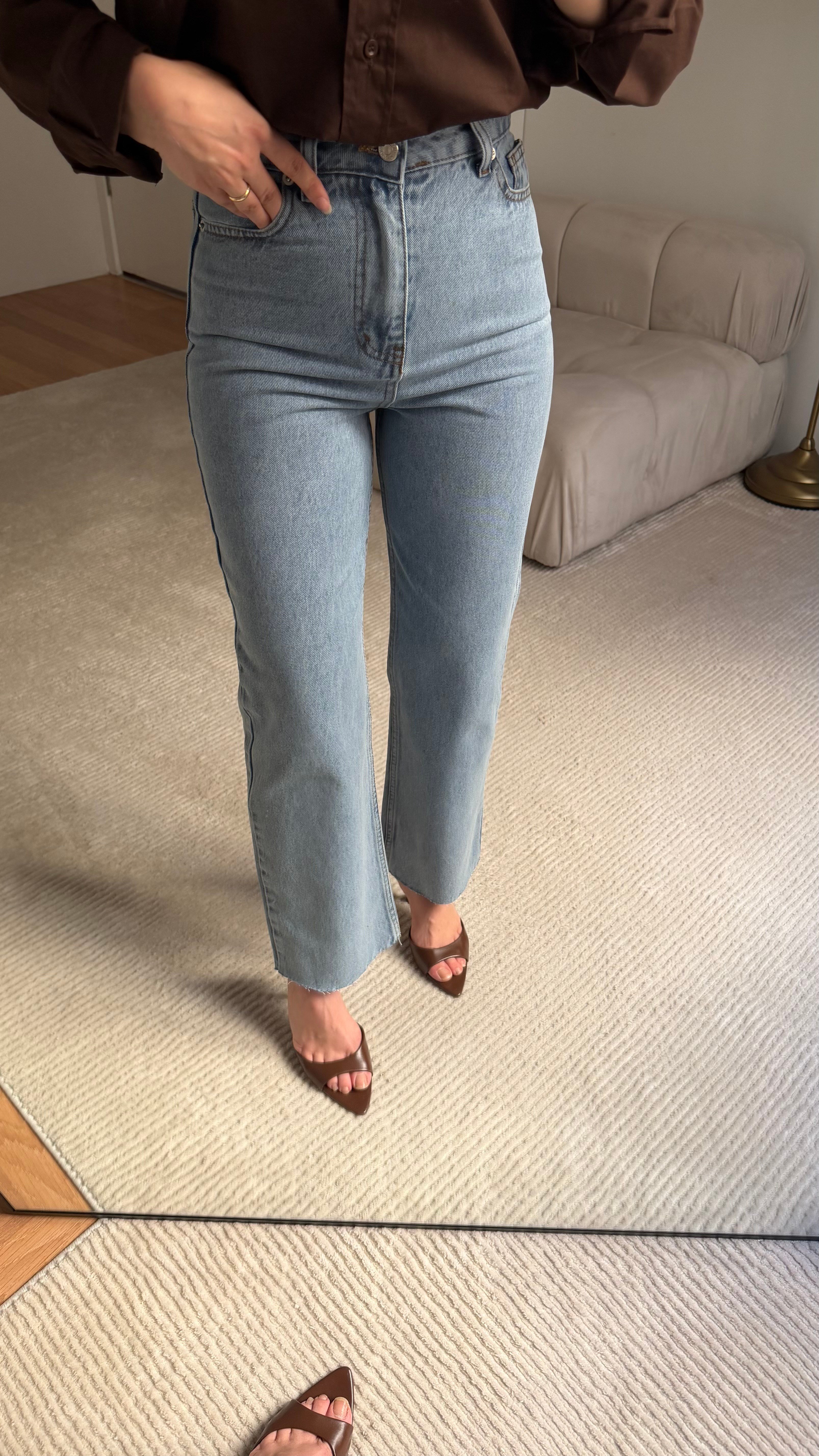 Marka Donuk Mavi Straight Fıt Jean