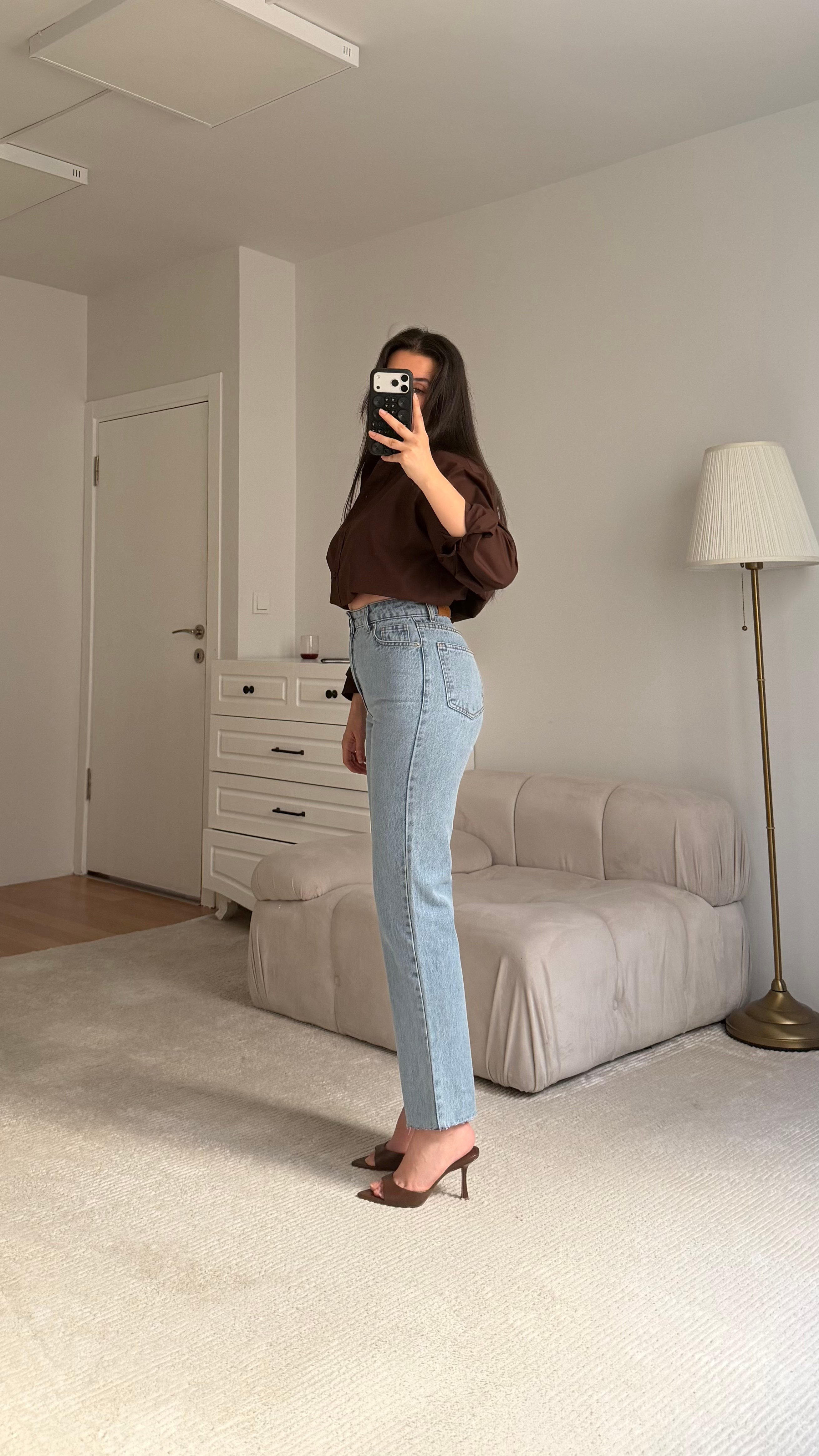Marka Donuk Mavi Straight Fıt Jean