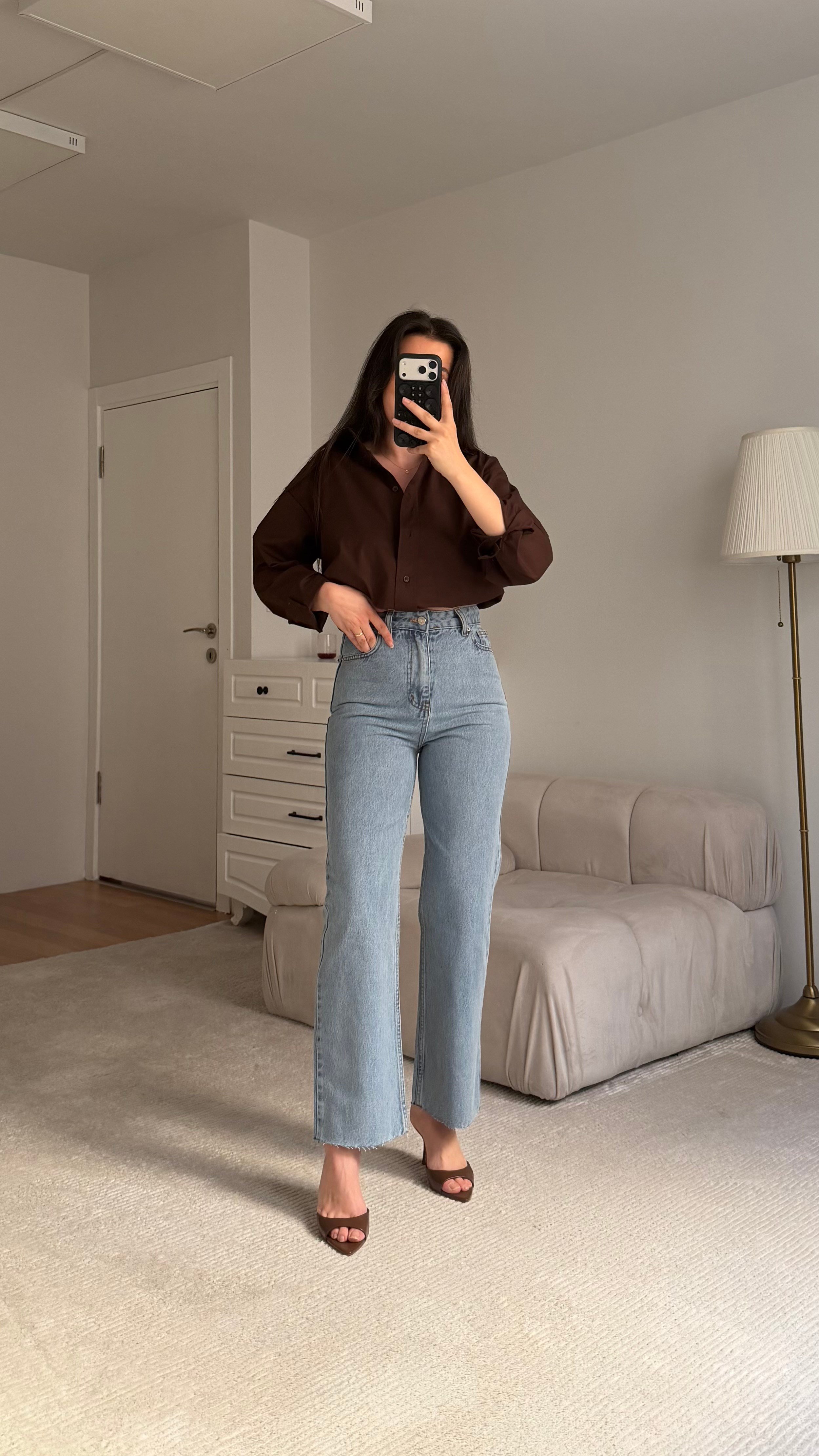 Marka Donuk Mavi Straight Fıt Jean