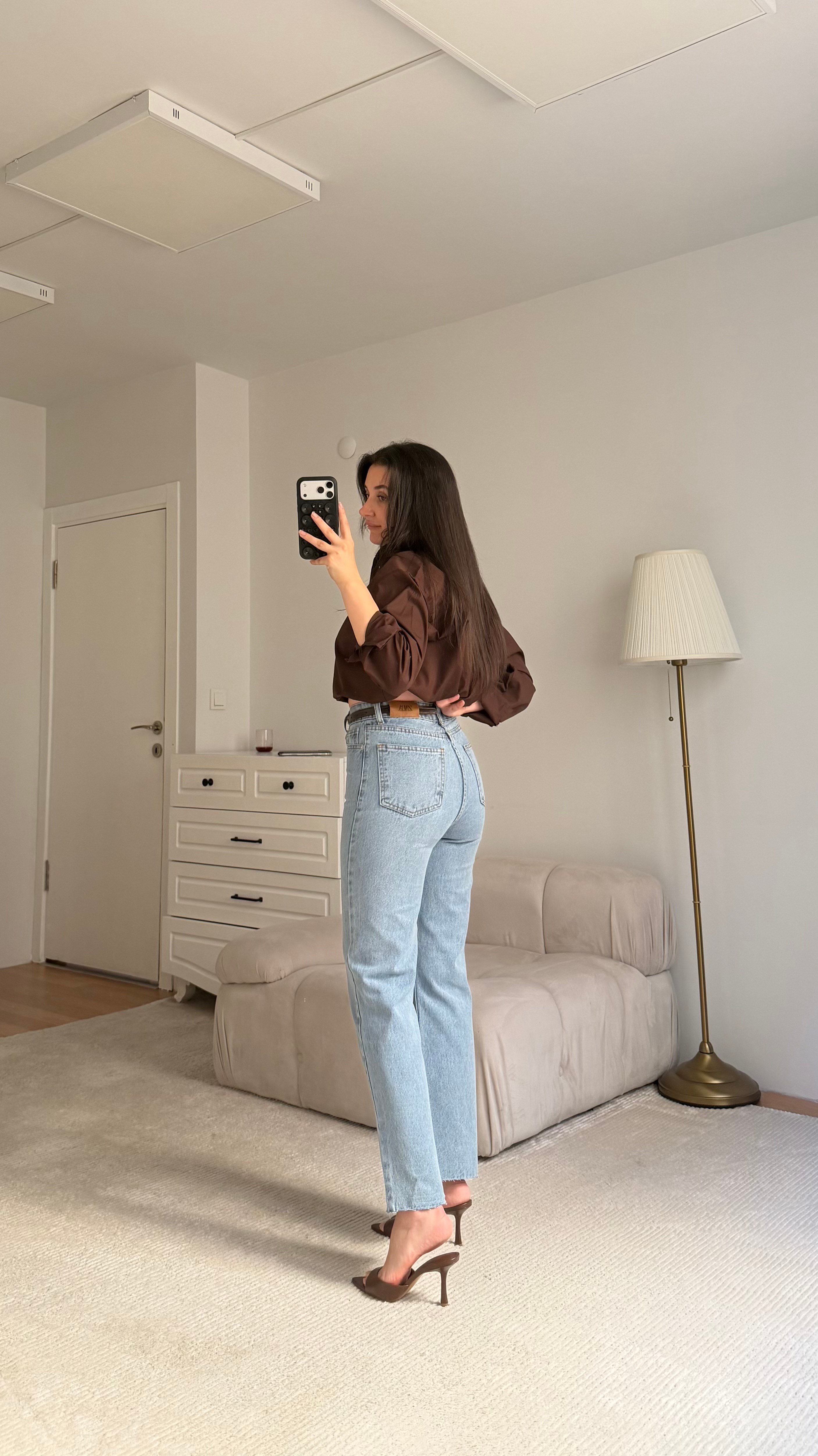 Marka Donuk Mavi Straight Fıt Jean