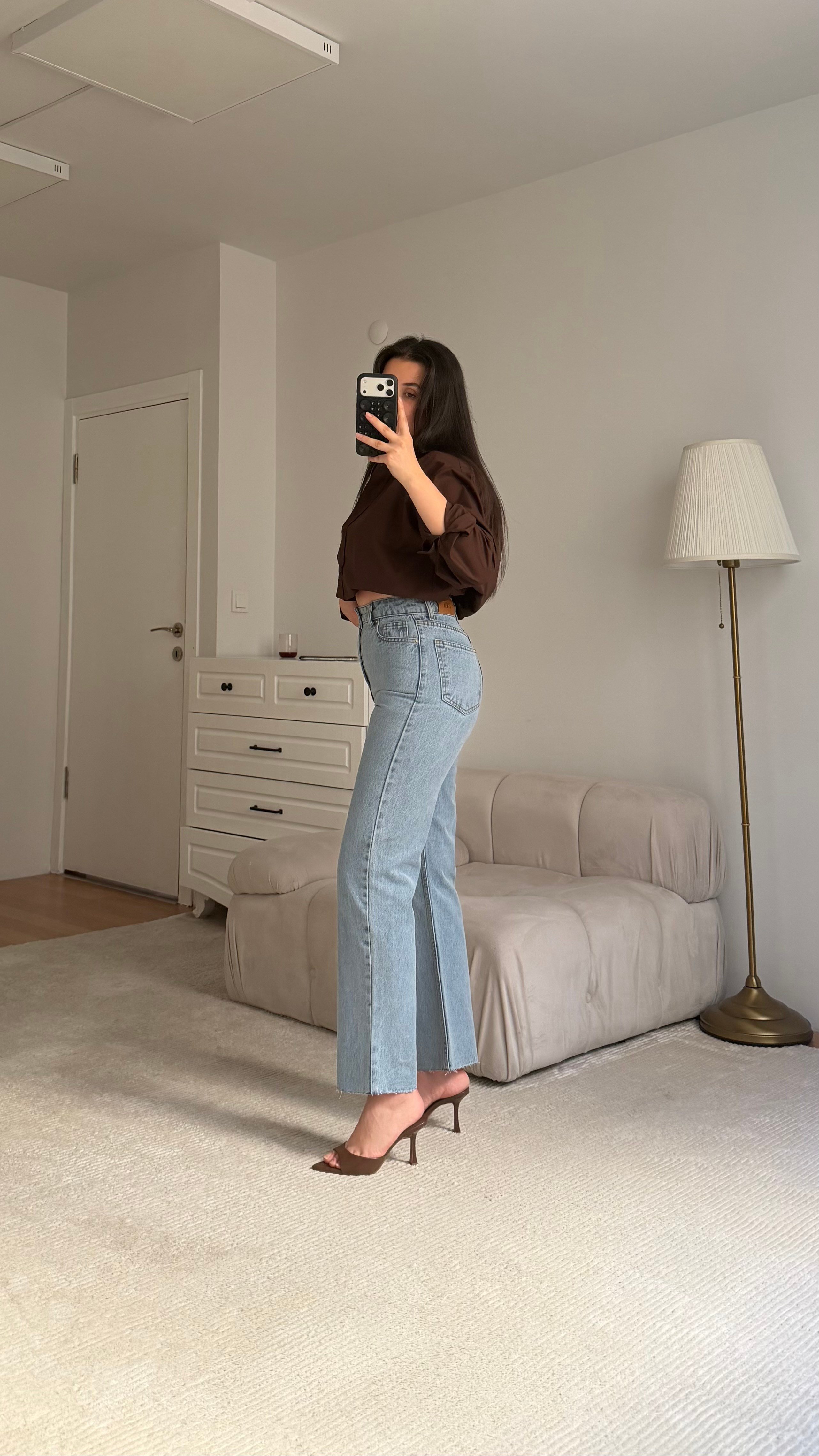 Marka Donuk Mavi Straight Fıt Jean