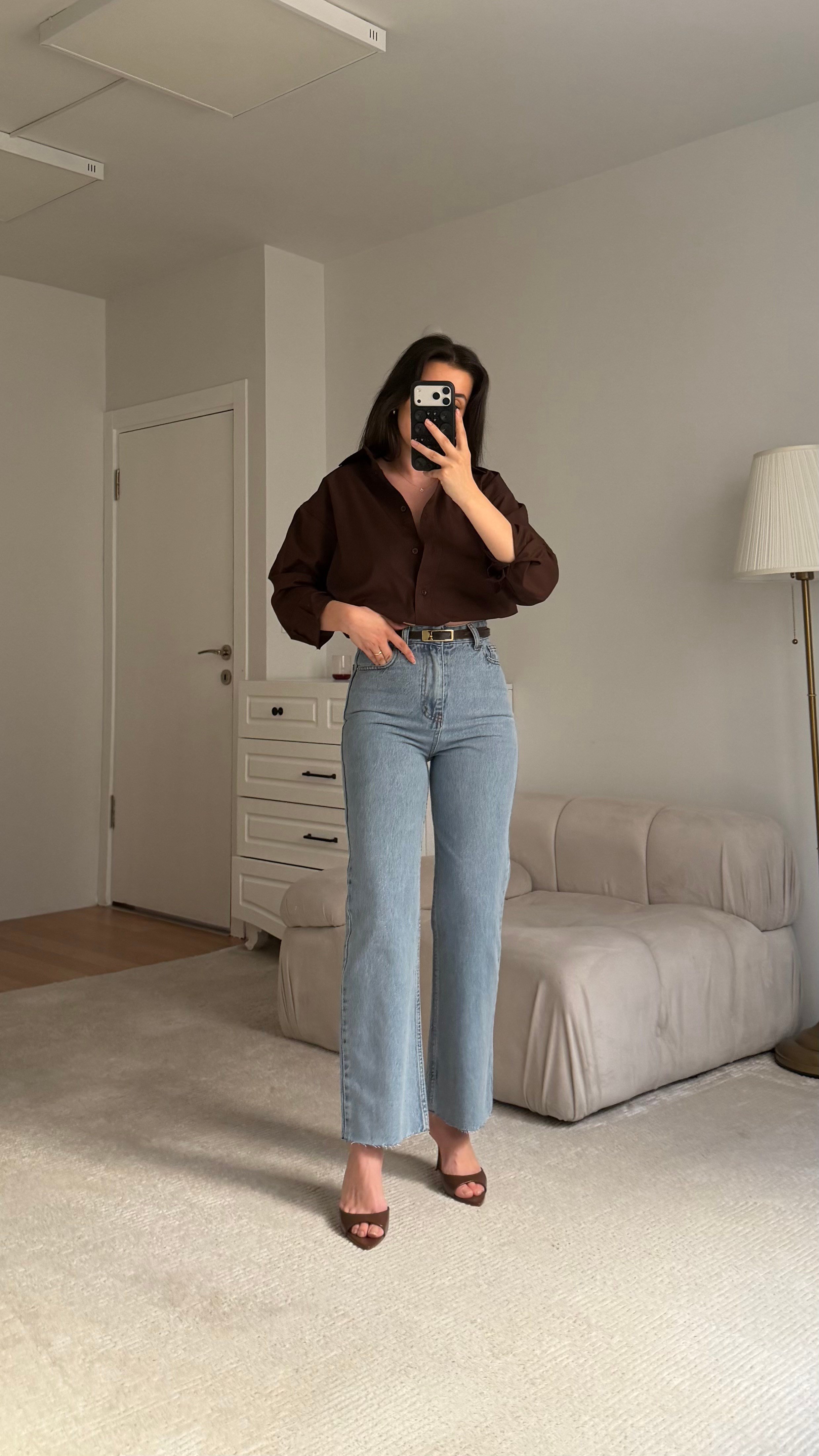 Marka Donuk Mavi Straight Fıt Jean