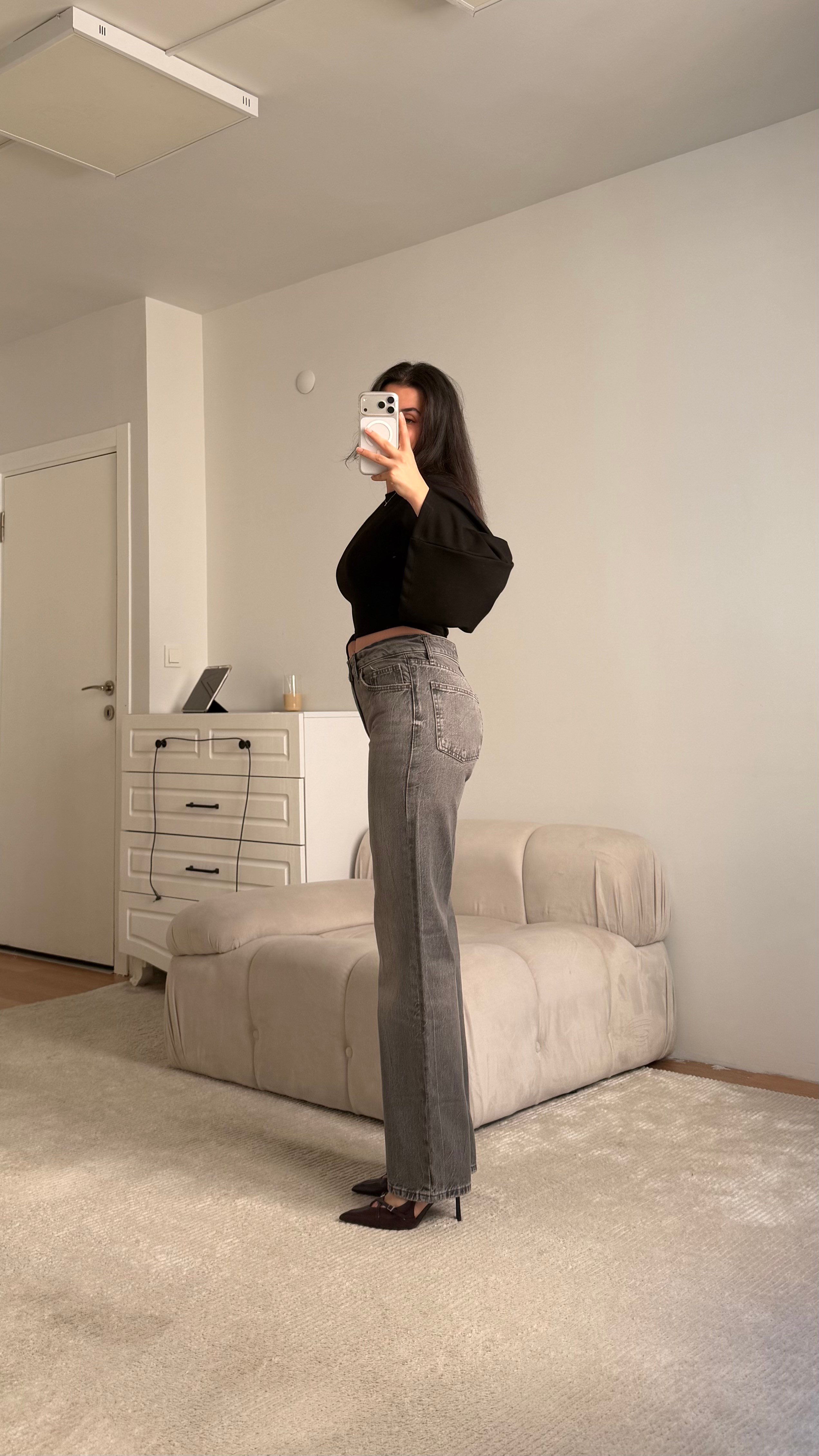 Marka Füme Düz Kesim Jean