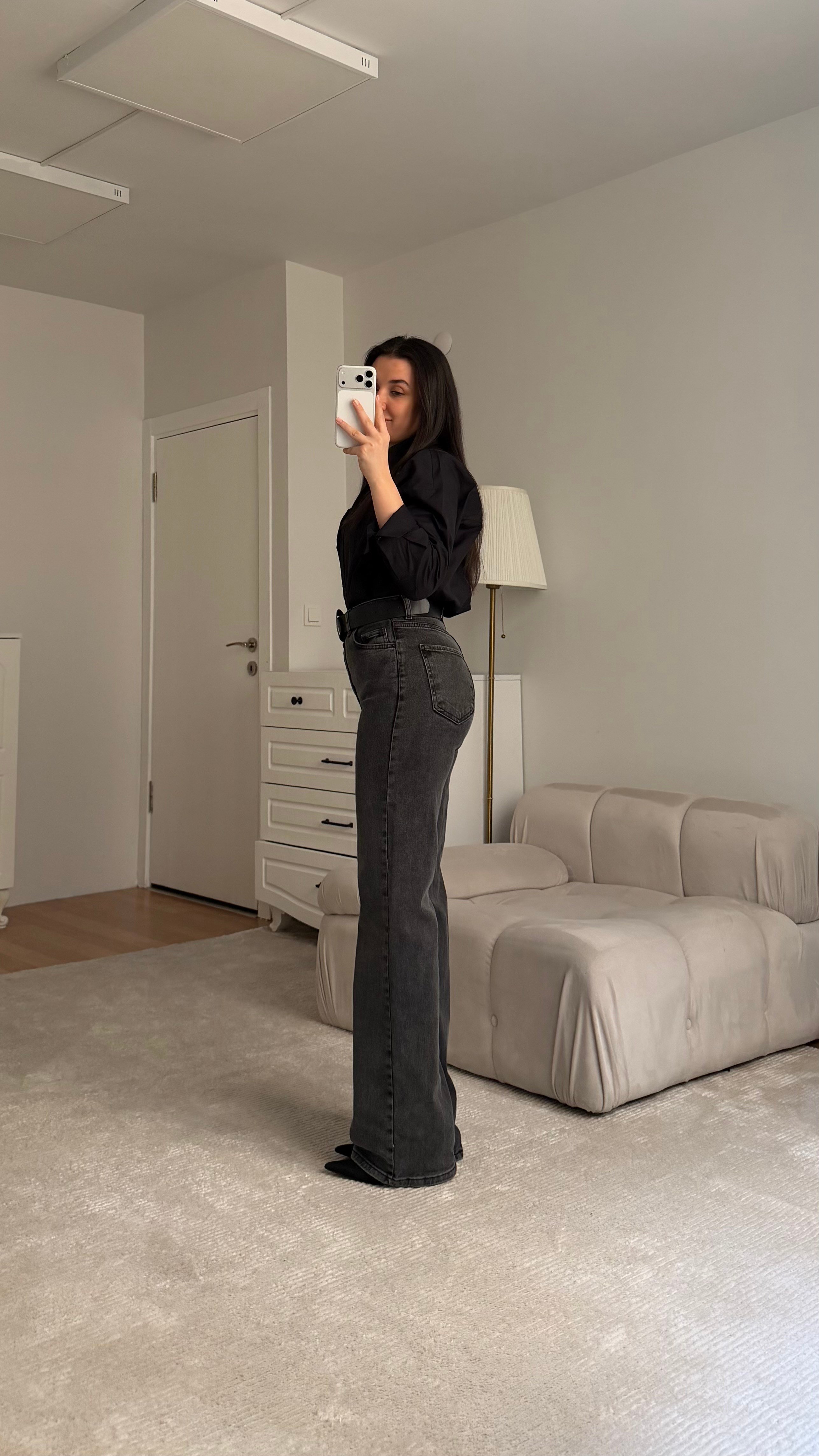 Marka Füme Wide Leg Jean