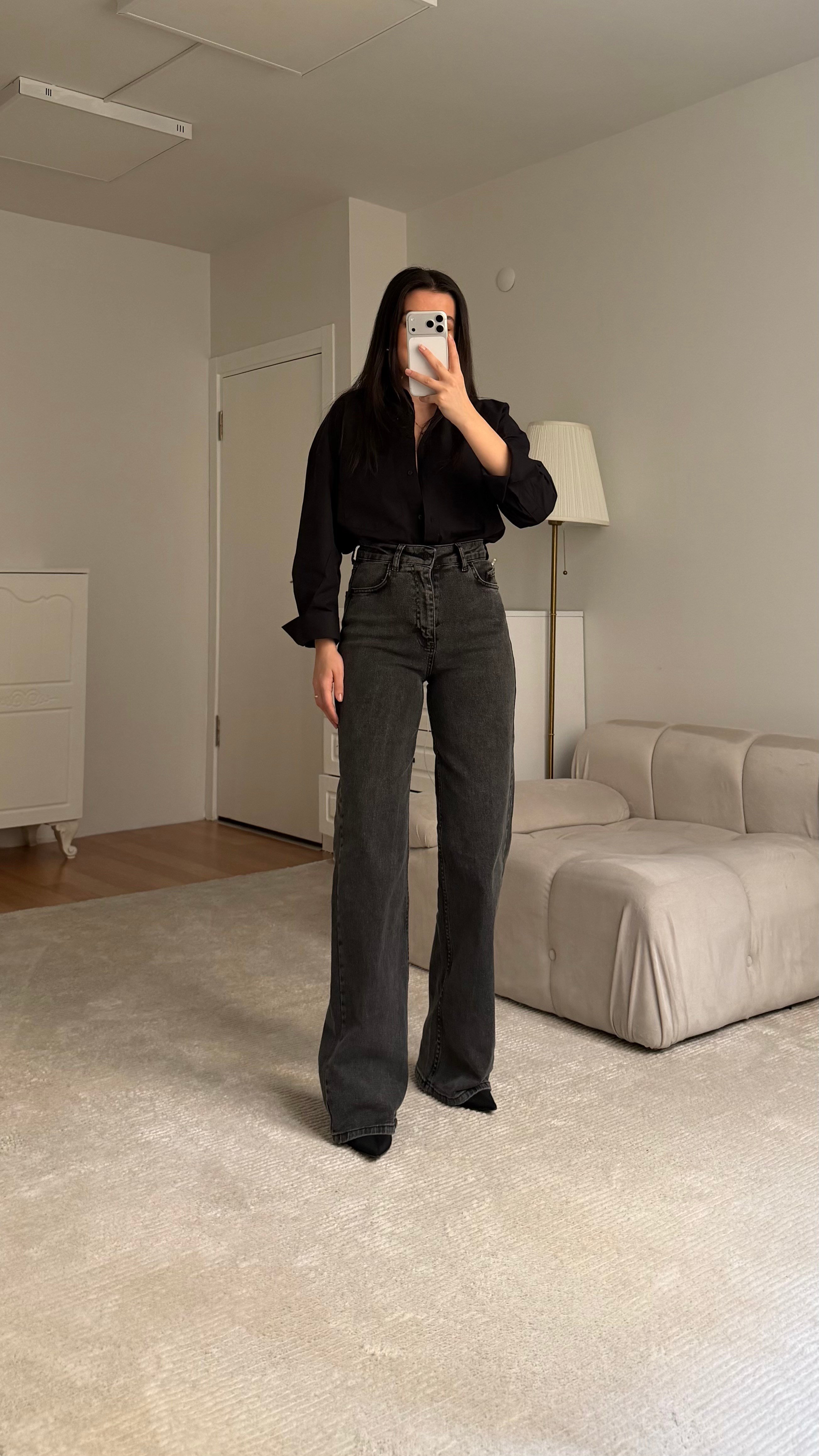 Marka Füme Wide Leg Jean