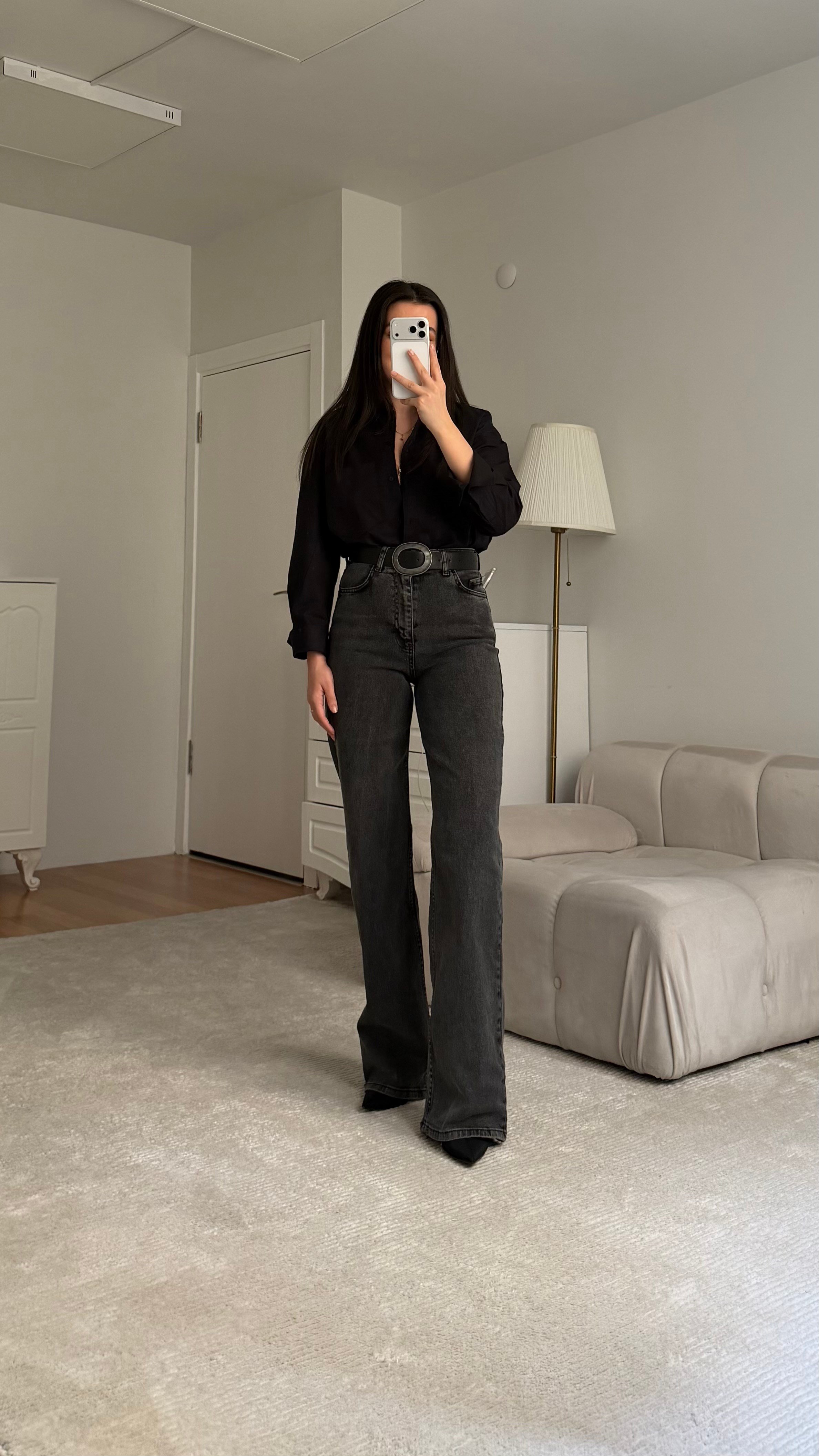 Marka Füme Wide Leg Jean