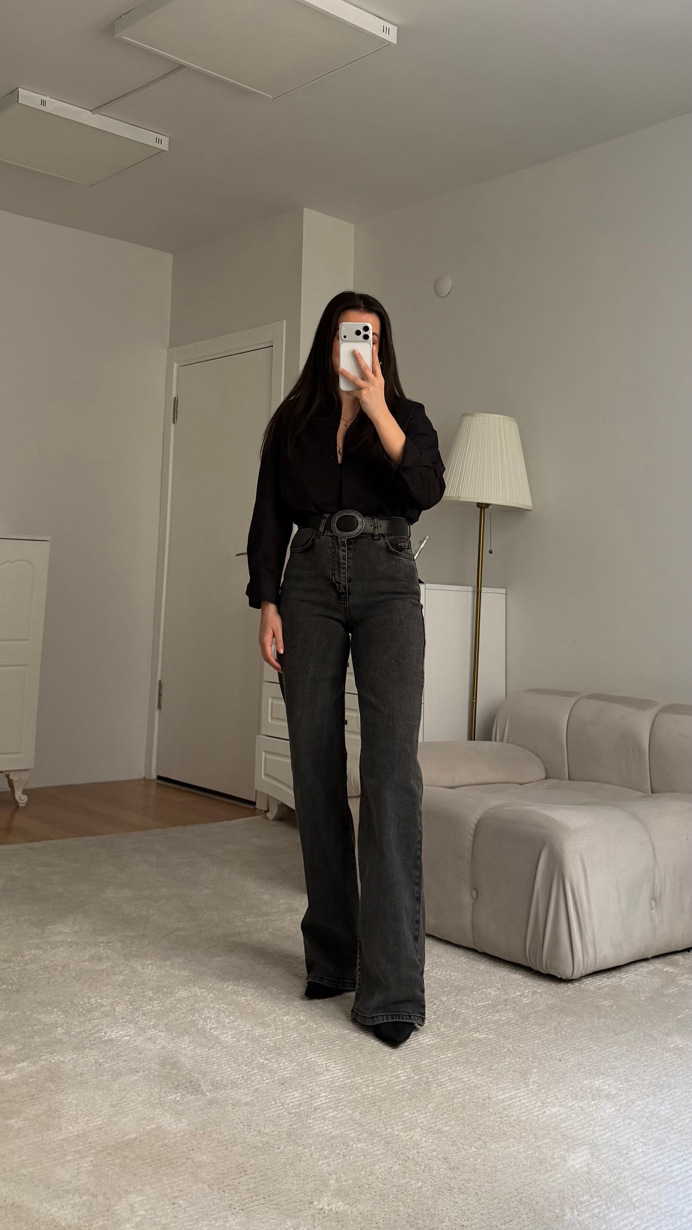 Marka Füme Wide Leg Jean