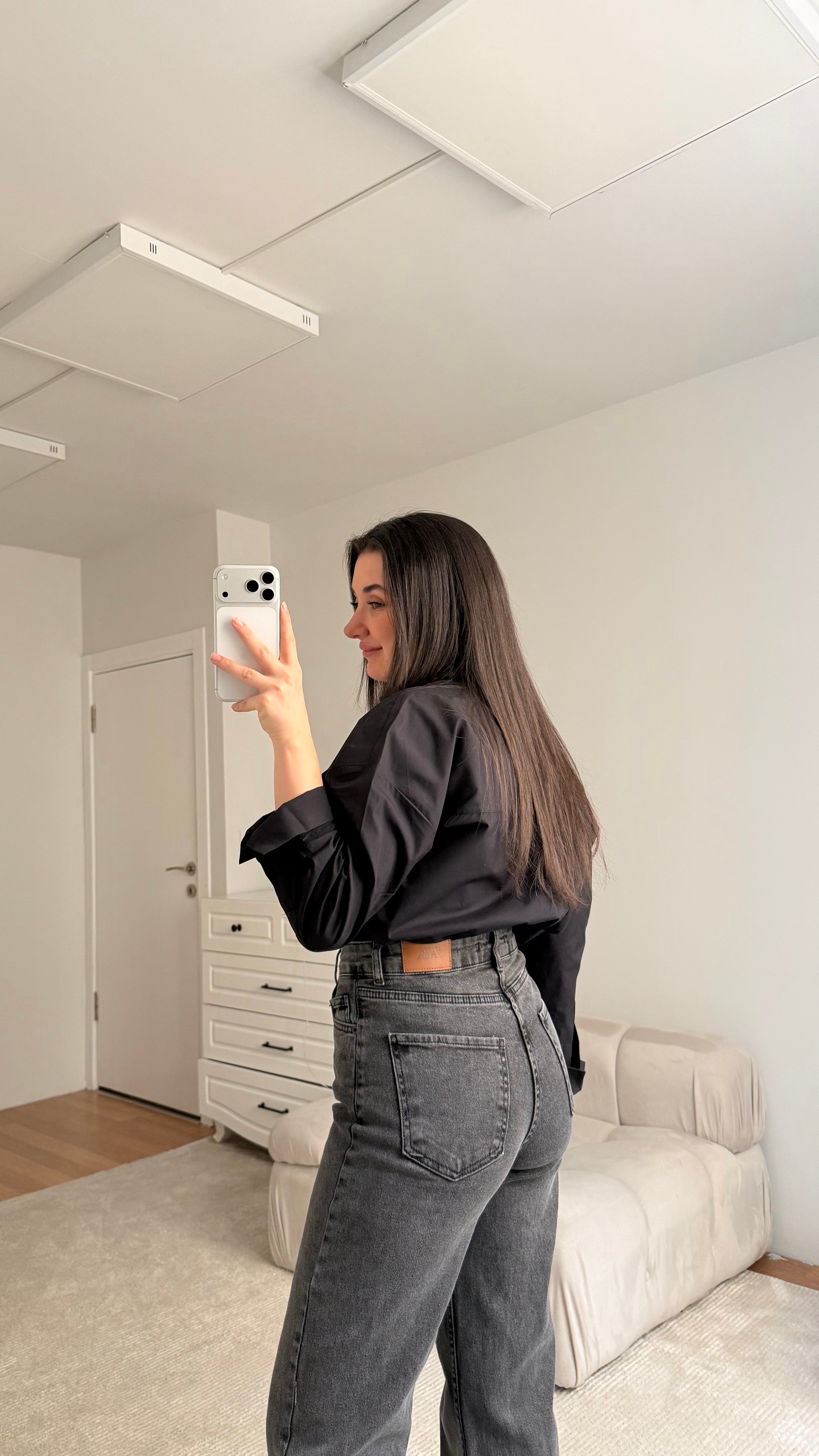 Marka Füme Wide Leg Jean