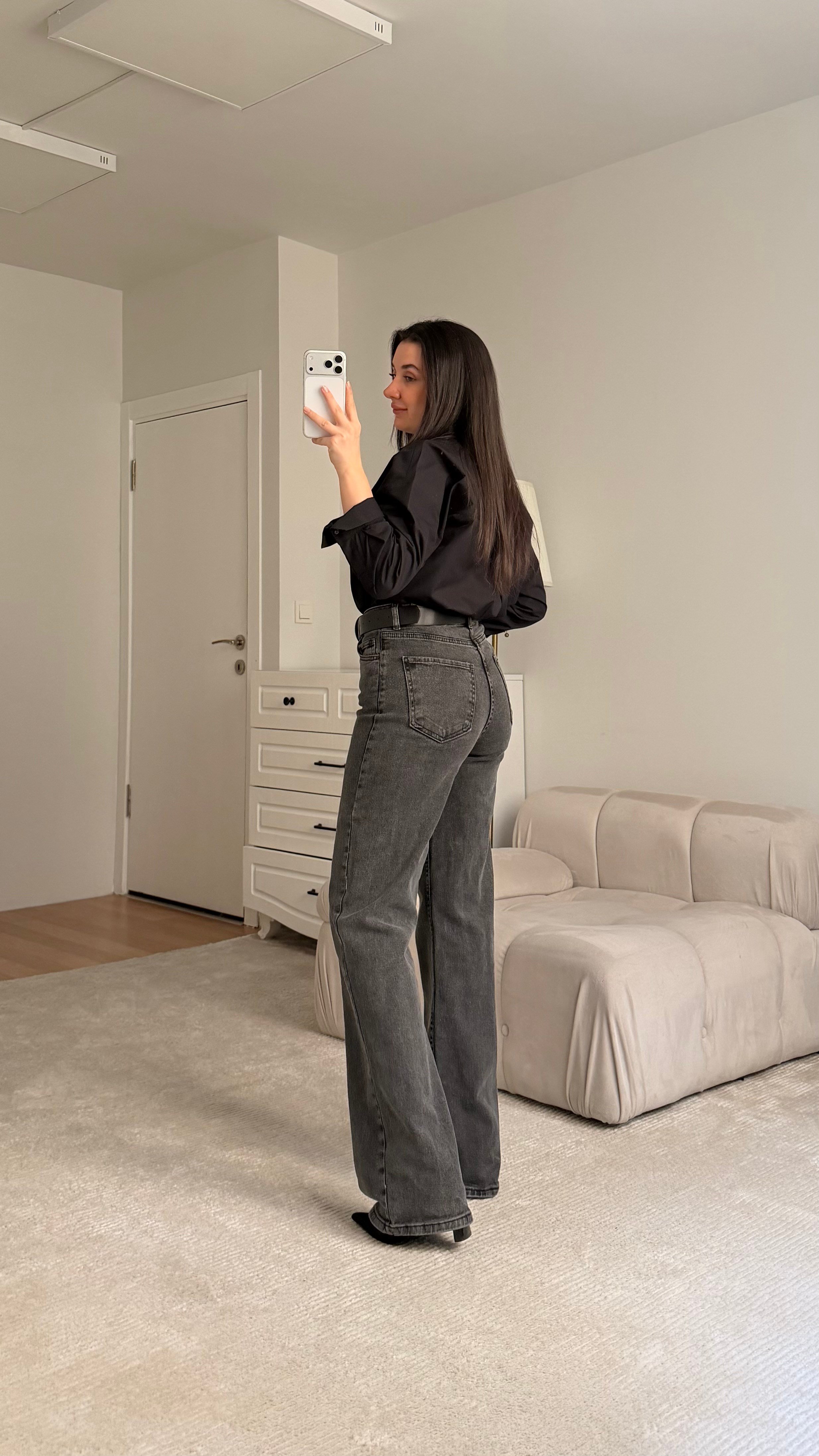 Marka Füme Wide Leg Jean