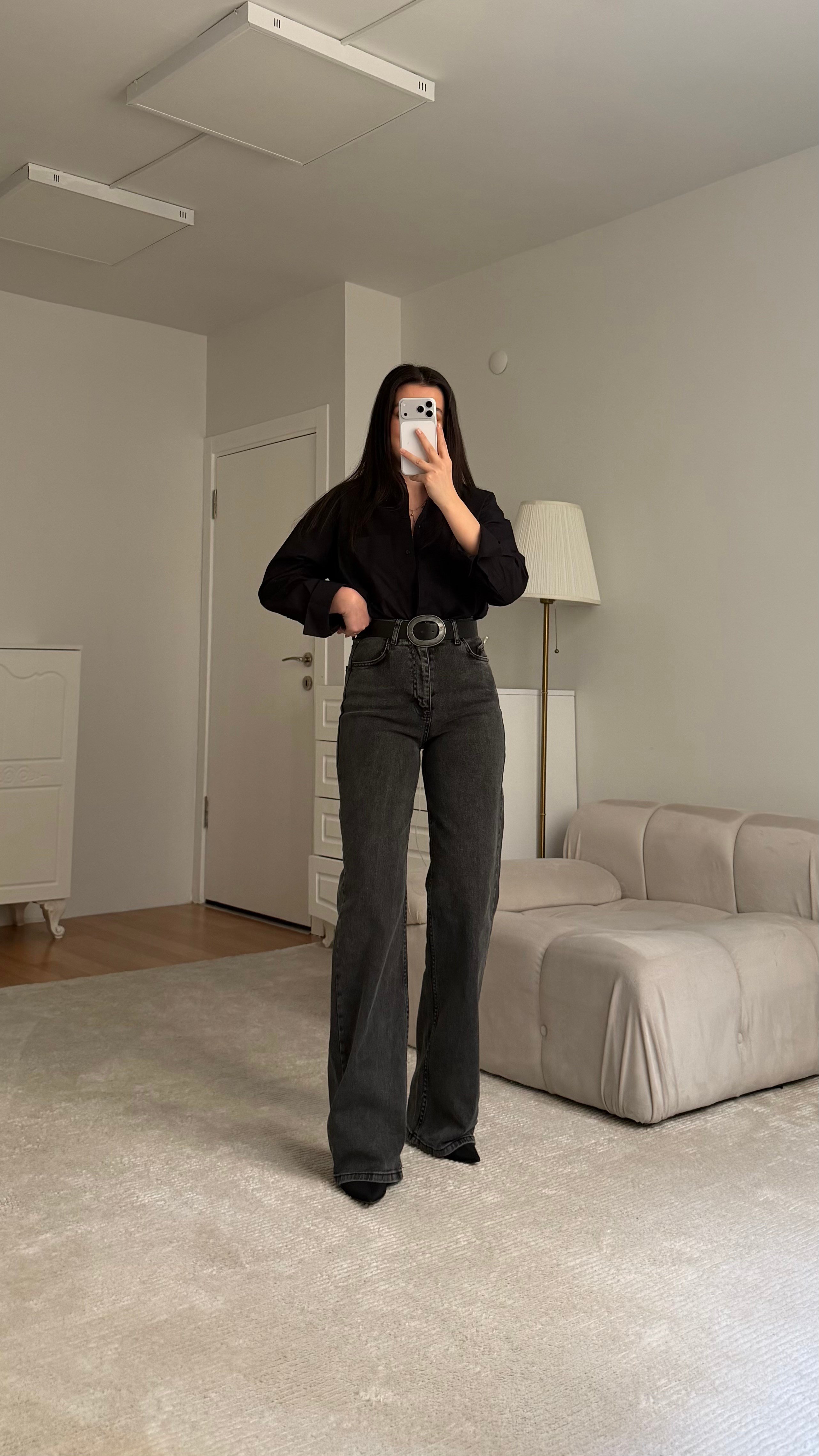 Marka Füme Wide Leg Jean