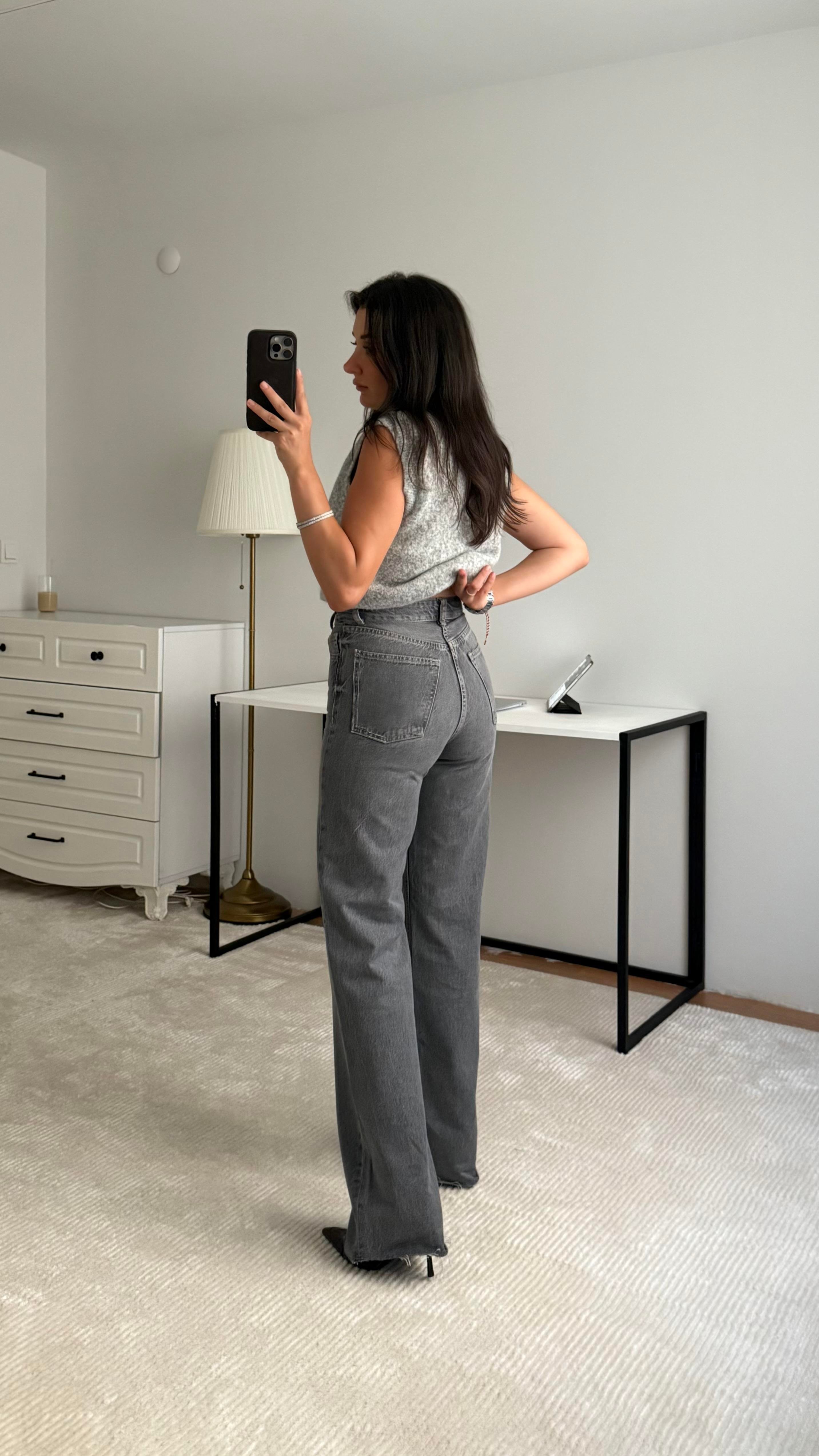 Marka Gri Wide Leg Jean