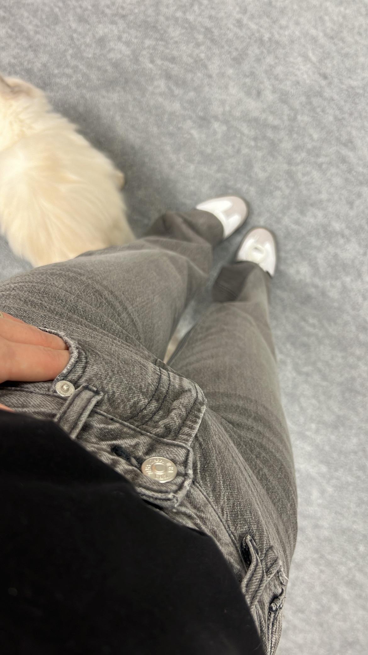 MARKA GRİ WİDE LEG JEAN