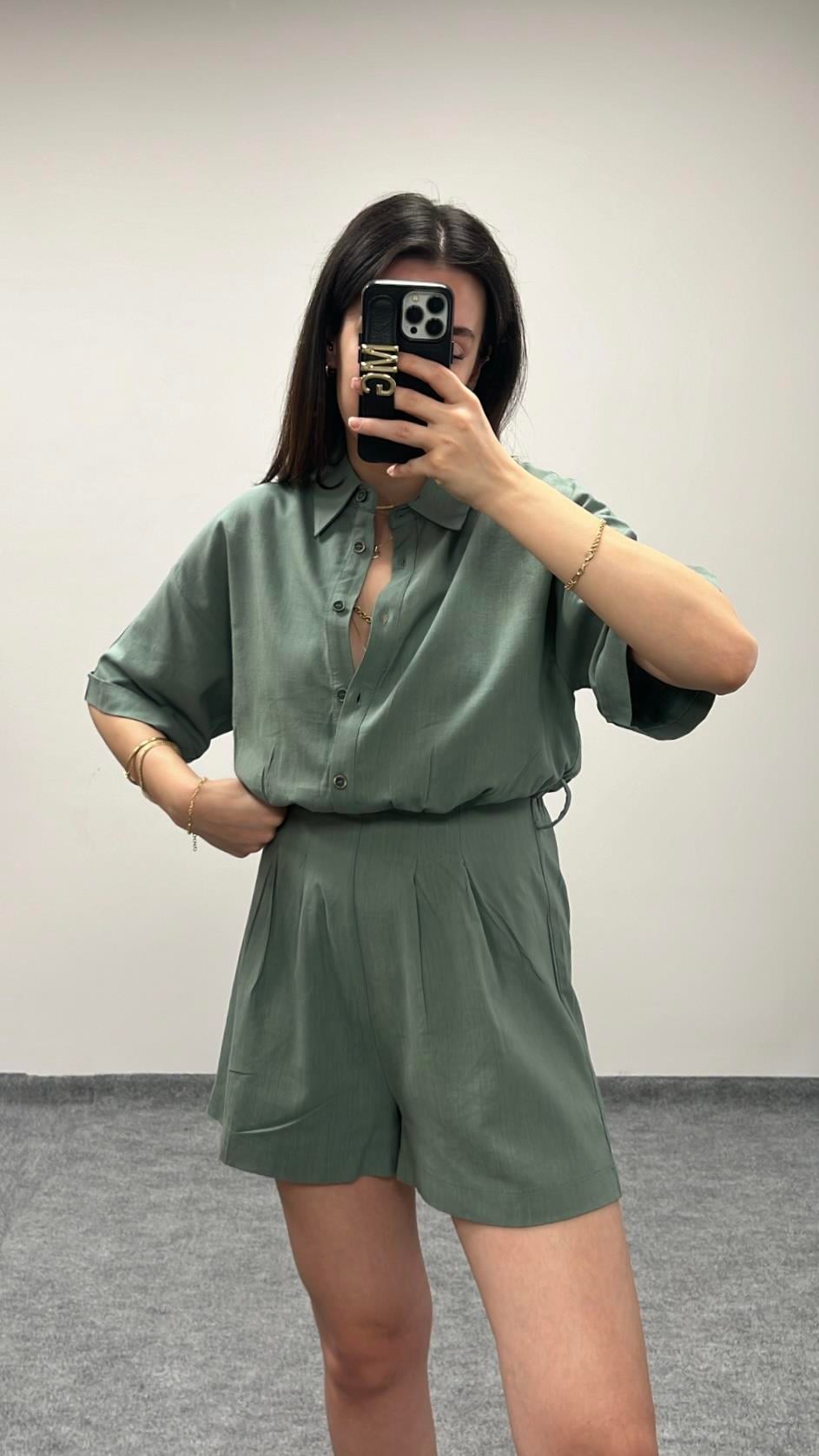 MARKA HAKİ GÖMLEK TULUM 