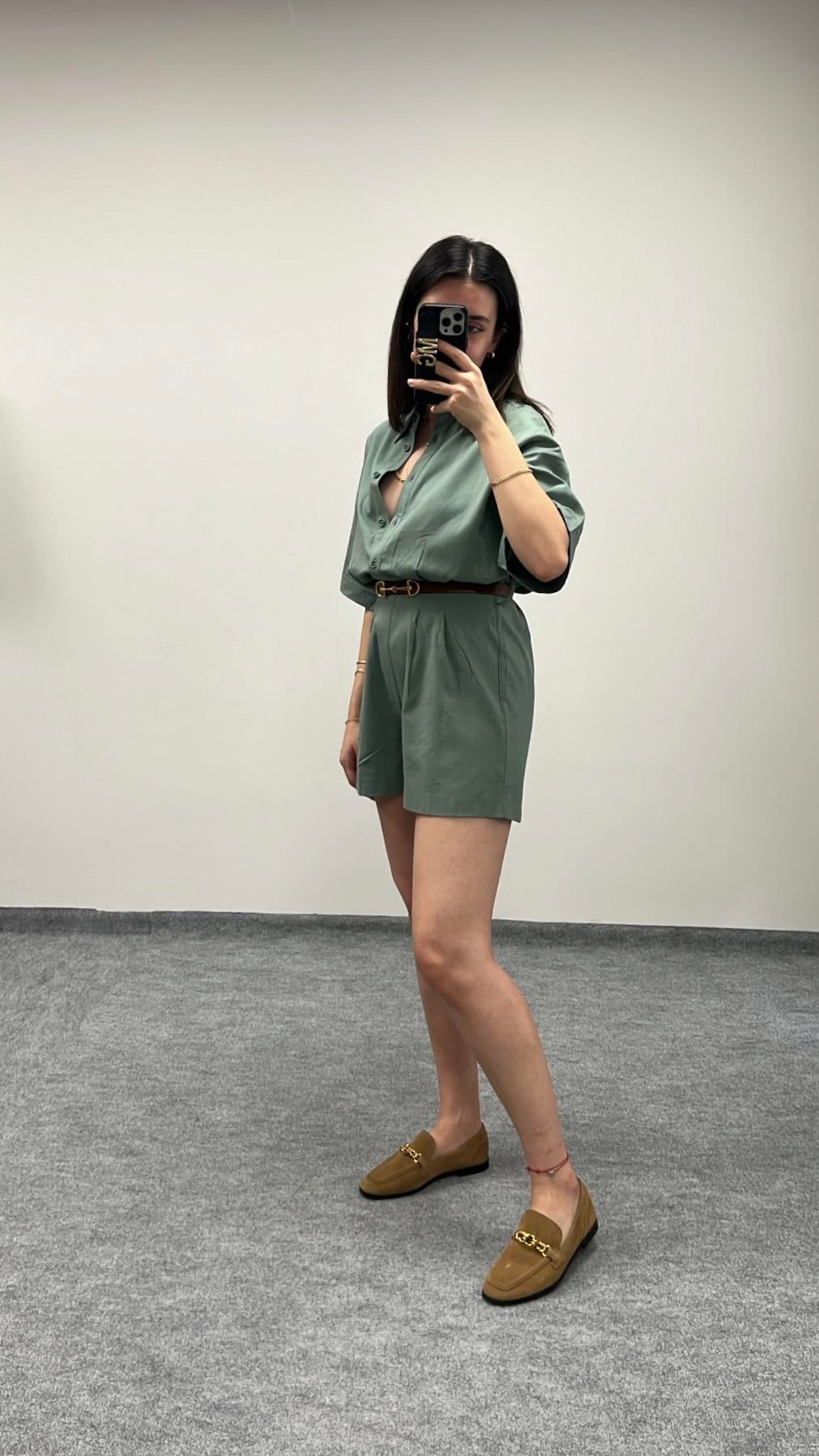 MARKA HAKİ GÖMLEK TULUM 