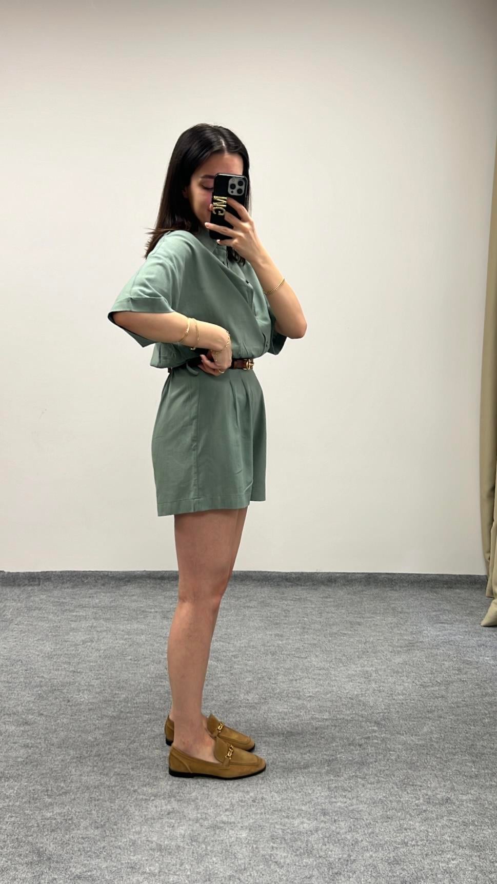 MARKA HAKİ GÖMLEK TULUM 