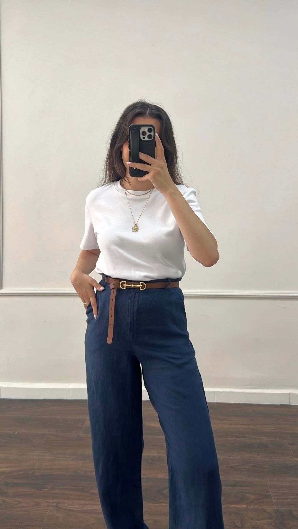 Marka İkili Basıc Tişört