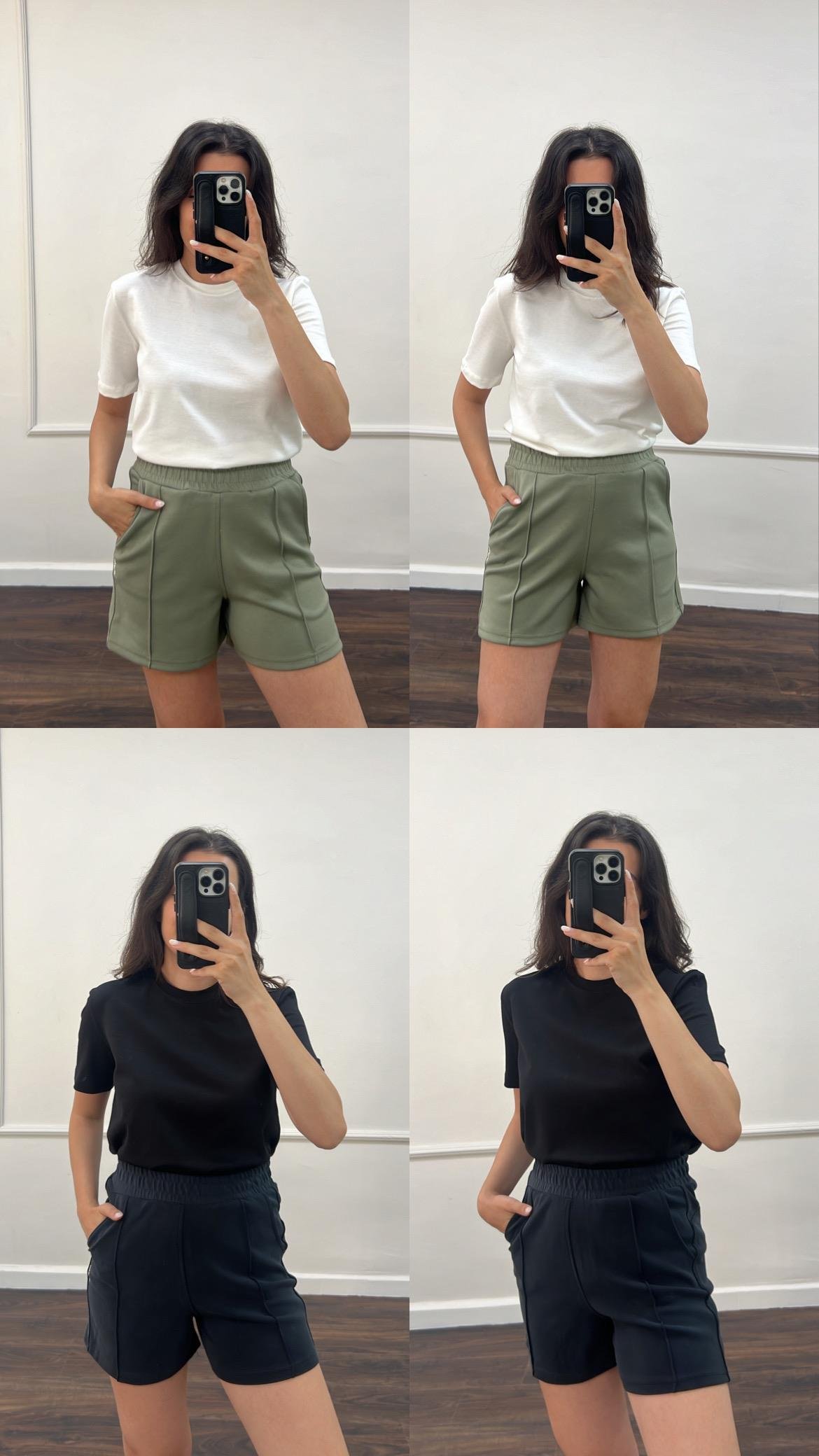 Marka İkili Basıc Tişört