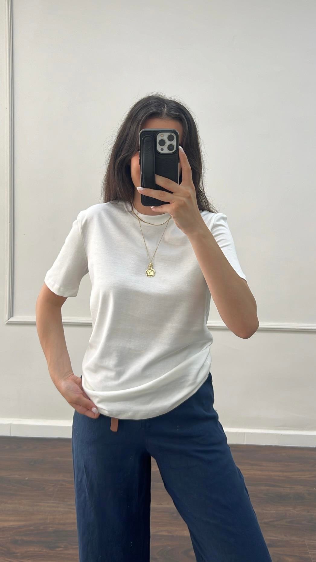 Marka İkili Basıc Tişört