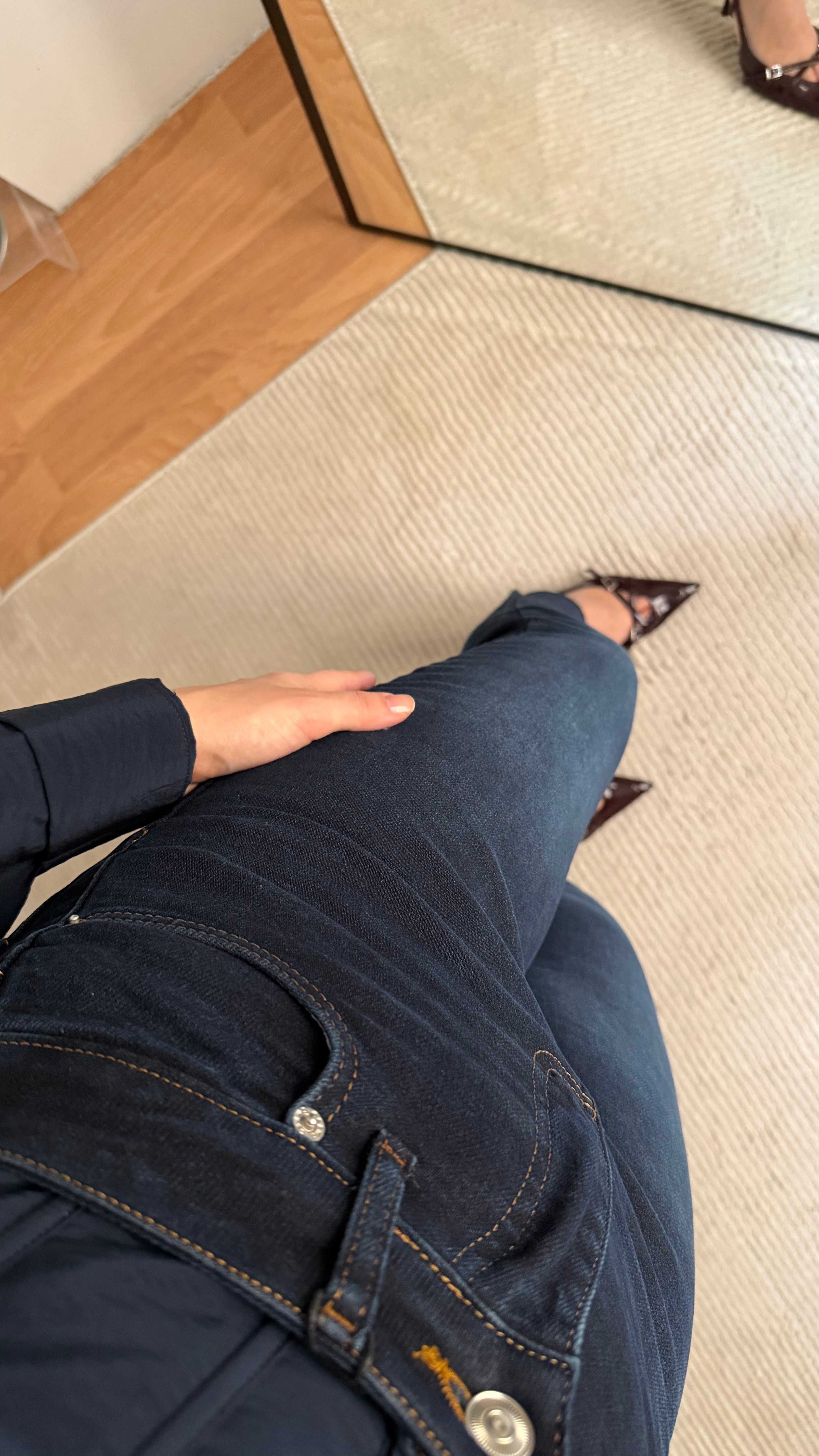 Marka Koyu Lacivert Yıkamalı Straight Fıt Jean 