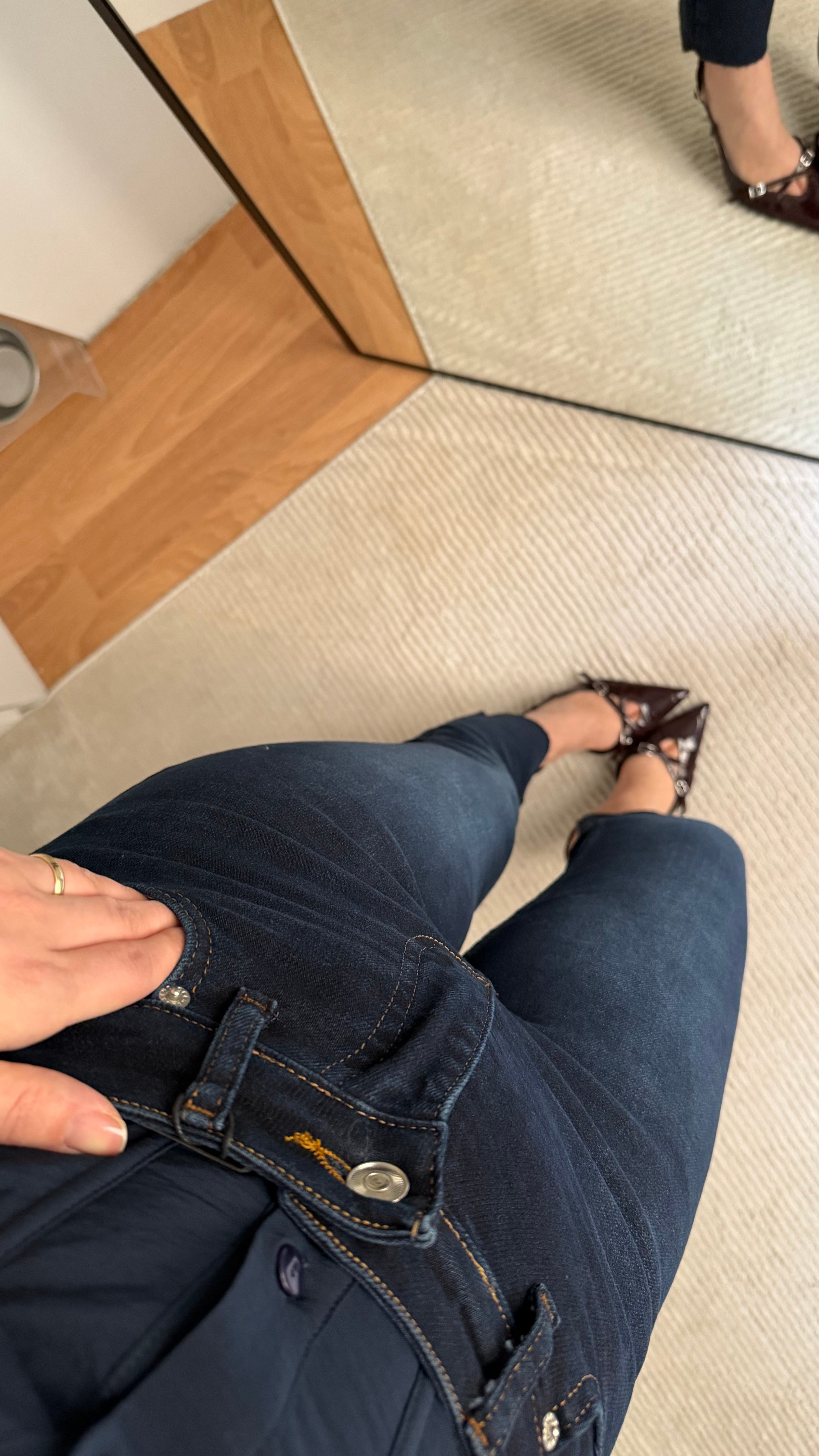 Marka Koyu Lacivert Yıkamalı Straight Fıt Jean 