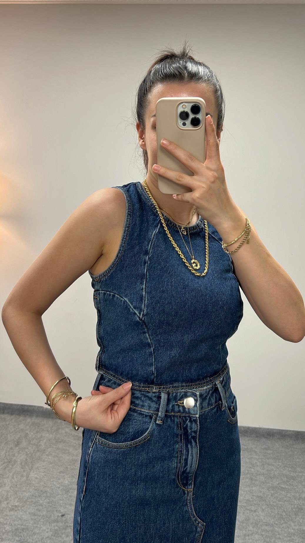 MARKA KOYU MAVİ KORSE